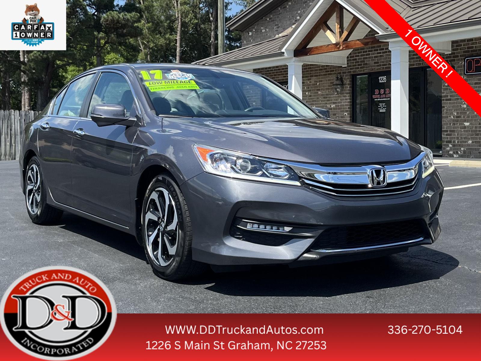 Lunar Silver Metallic 2017 Honda Accord Sedan Front-Wheel Drive Continuously Variable Transmission