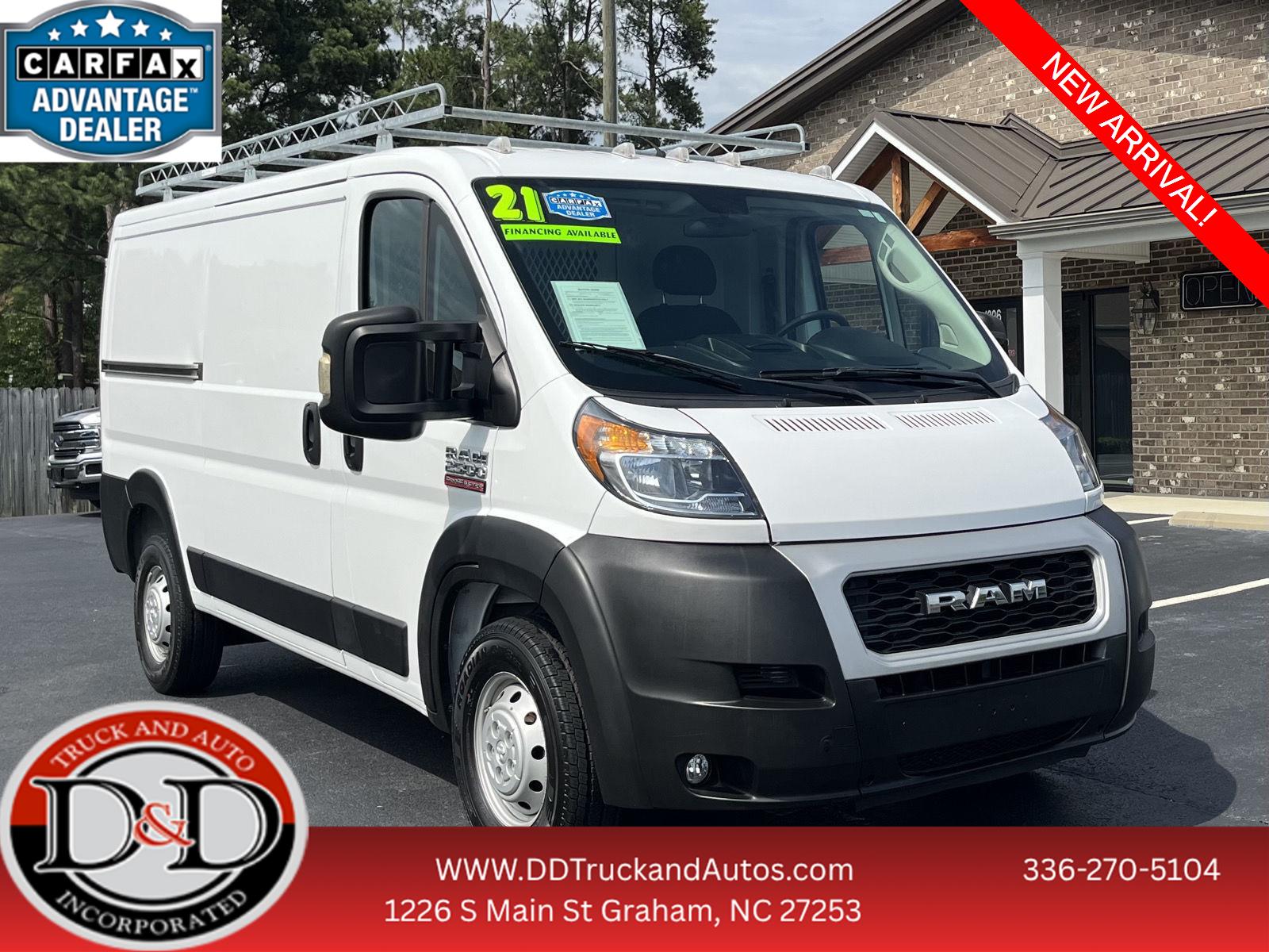  2021 RAM ProMaster 2500 136 Low Roof Cargo Van FWD   