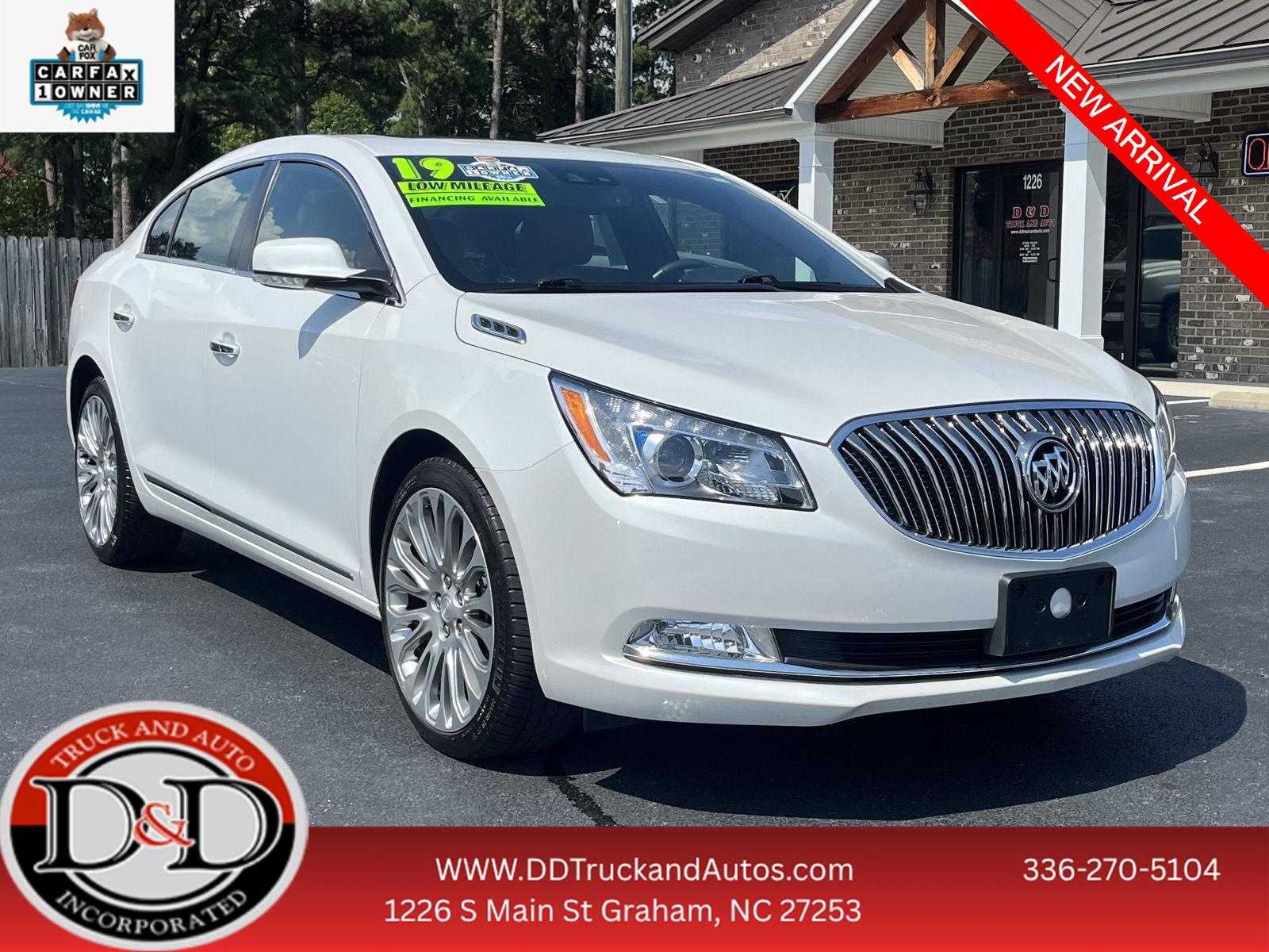 White Frost Tricoat 2016 Buick LaCrosse Sedan All-Wheel Drive 6-Speed Automatic Overdrive