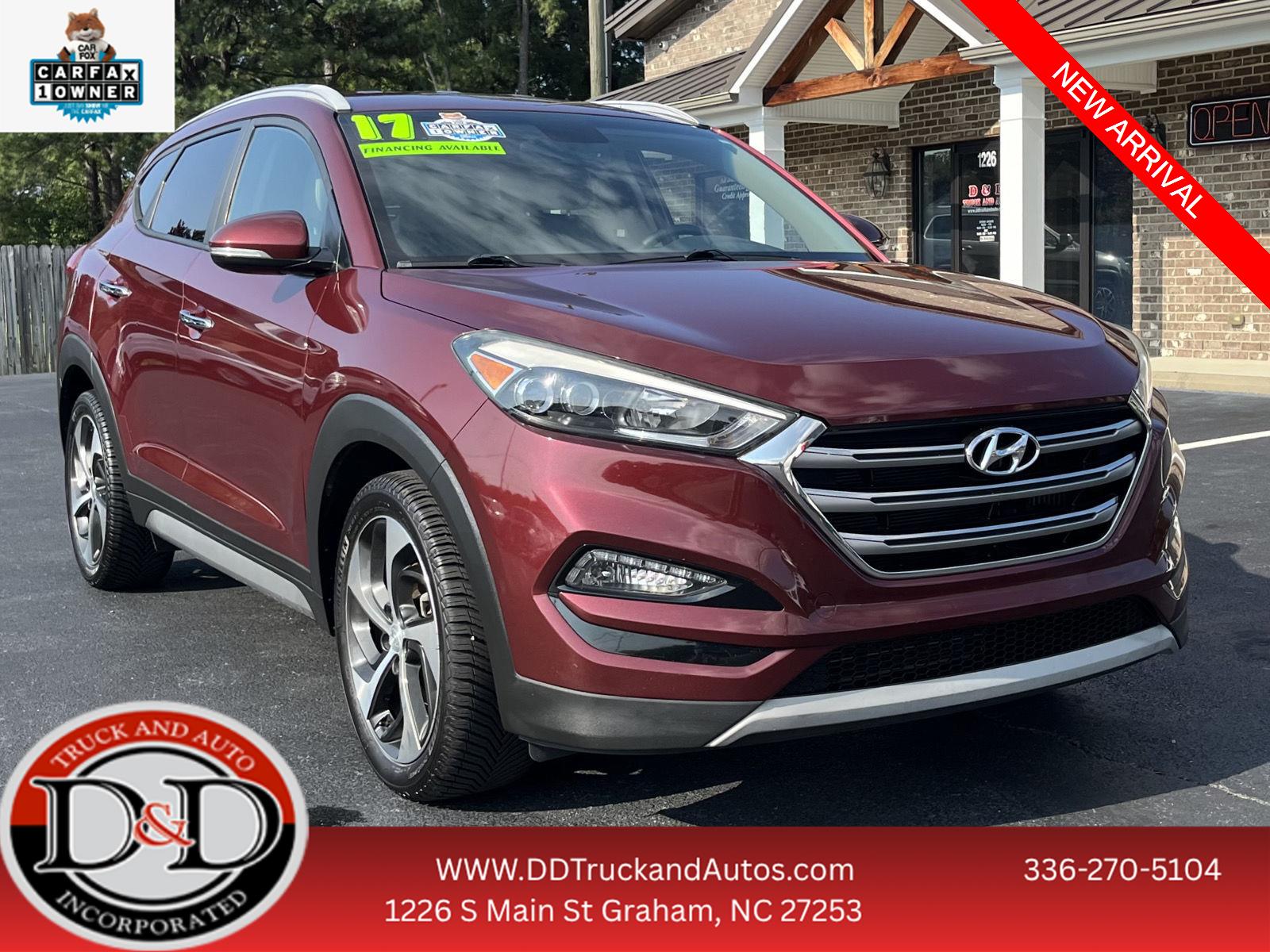 Red (Ruby Wine) 2017 Hyundai Tucson SUV / Crossover Front-Wheel Drive Automatic
