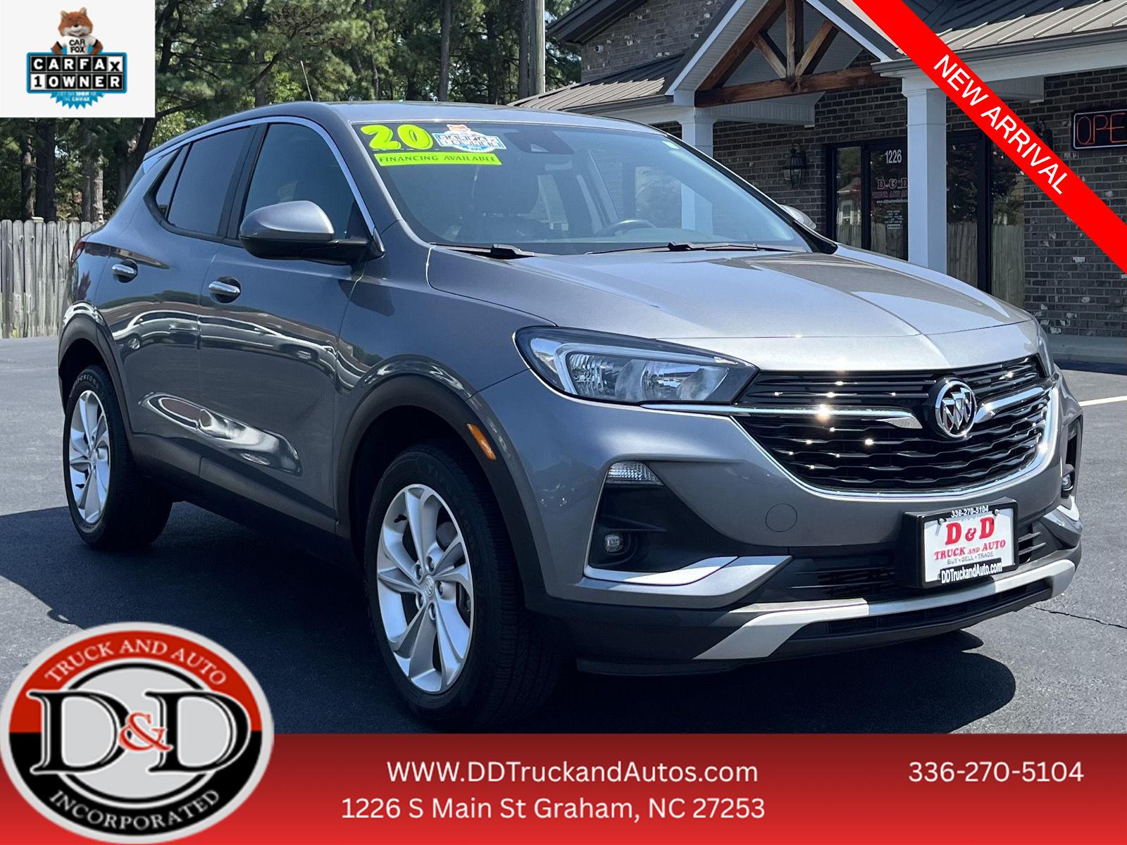 Gray (Satin Steel Metallic) 2020 Buick Encore GX SUV / Crossover All-Wheel Drive 9-Speed Automatic