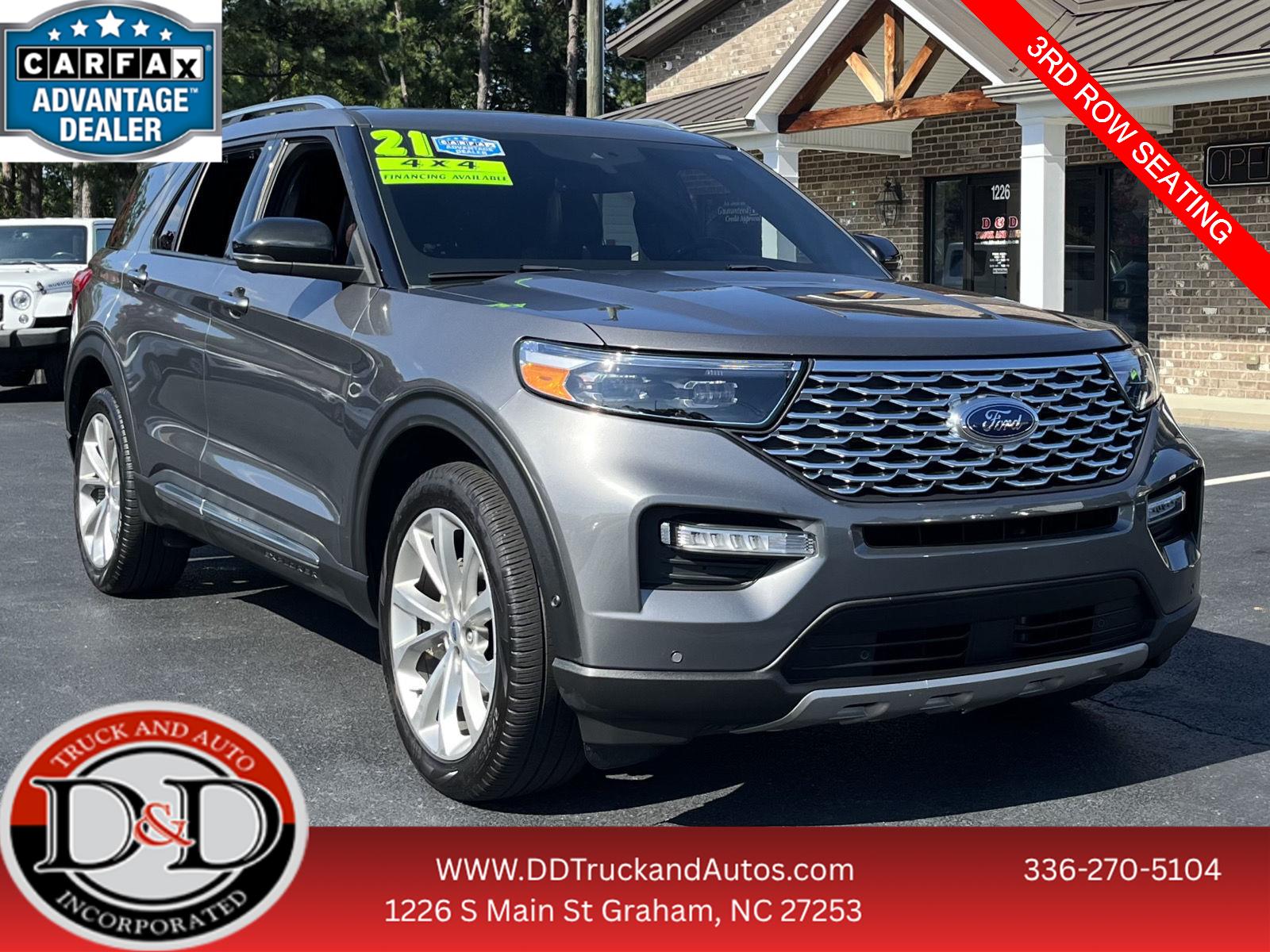 Carbonized Gray Metallic 2021 Ford Explorer SUV / Crossover All-Wheel Drive Automatic