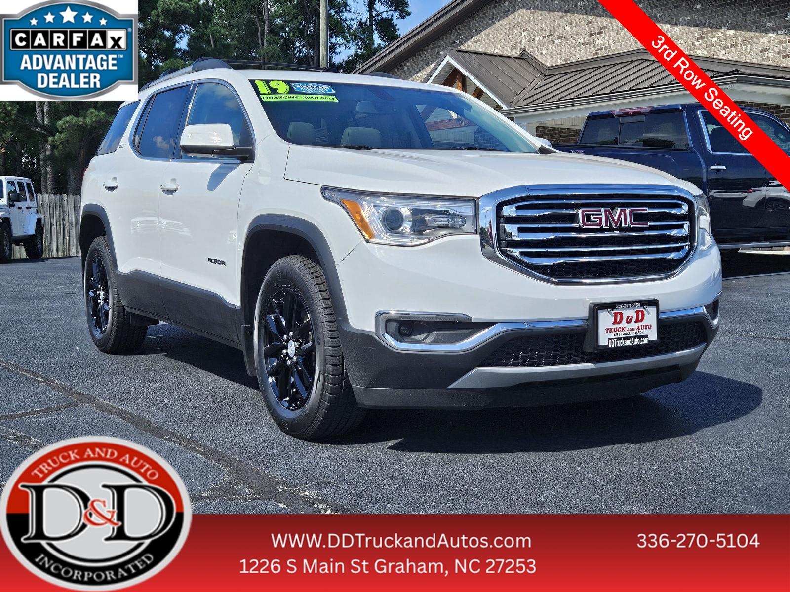  2019 GMC Acadia SLT-1 FWD   