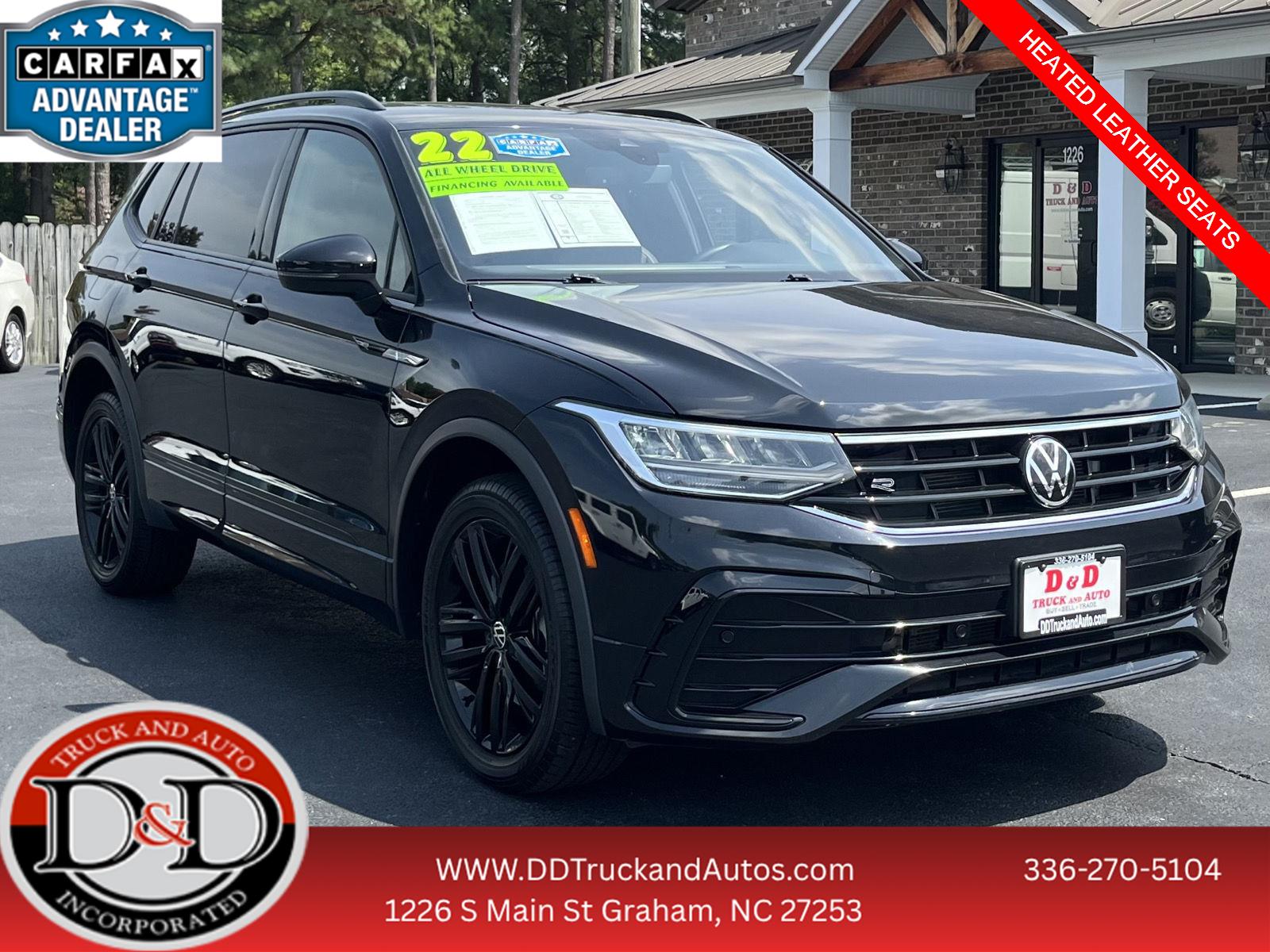  2022 Volkswagen Tiguan SE R-Line Black 4Motion   
