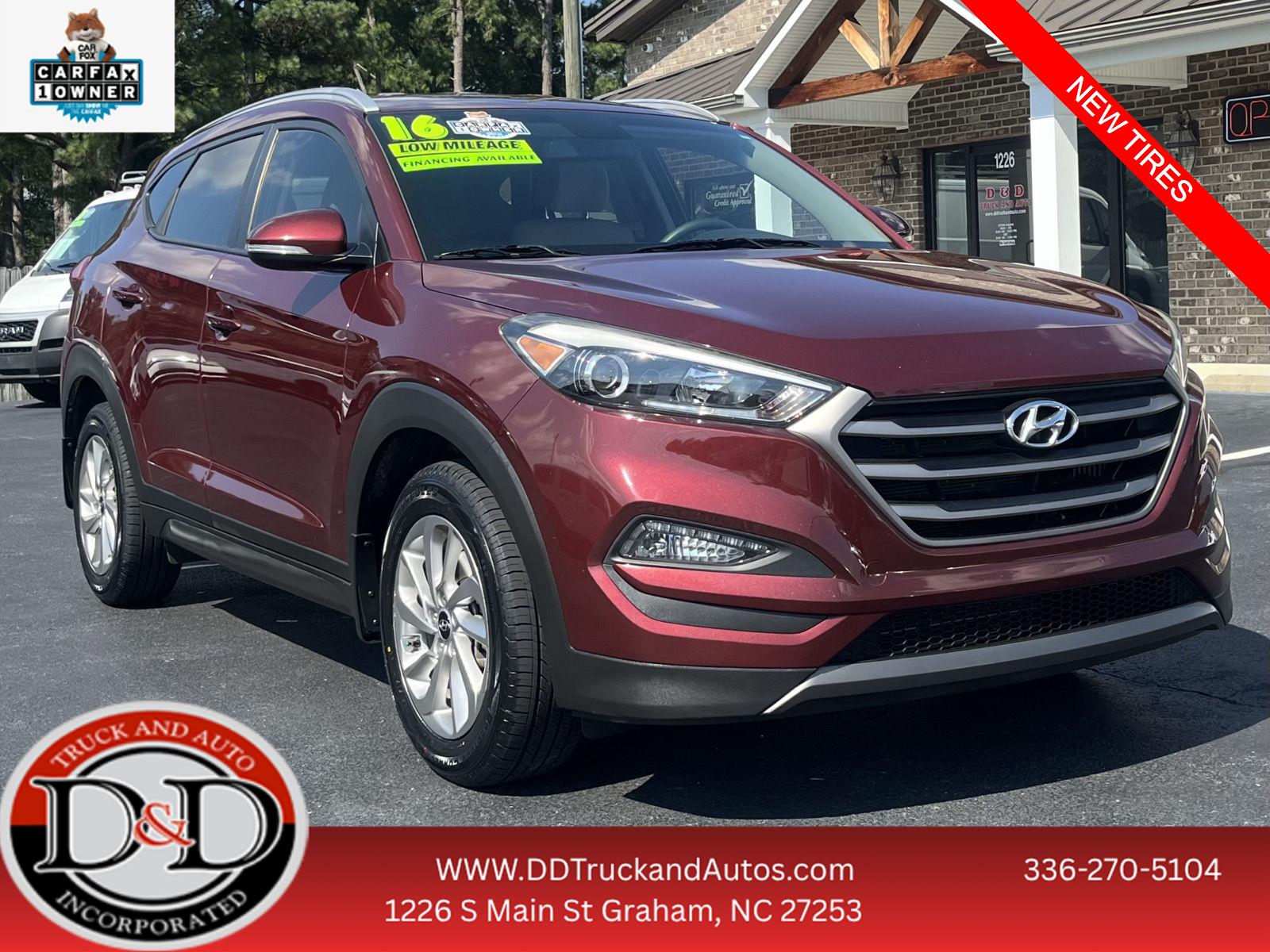 Red (Ruby Wine) 2016 Hyundai Tucson SUV / Crossover Front-Wheel Drive Automatic