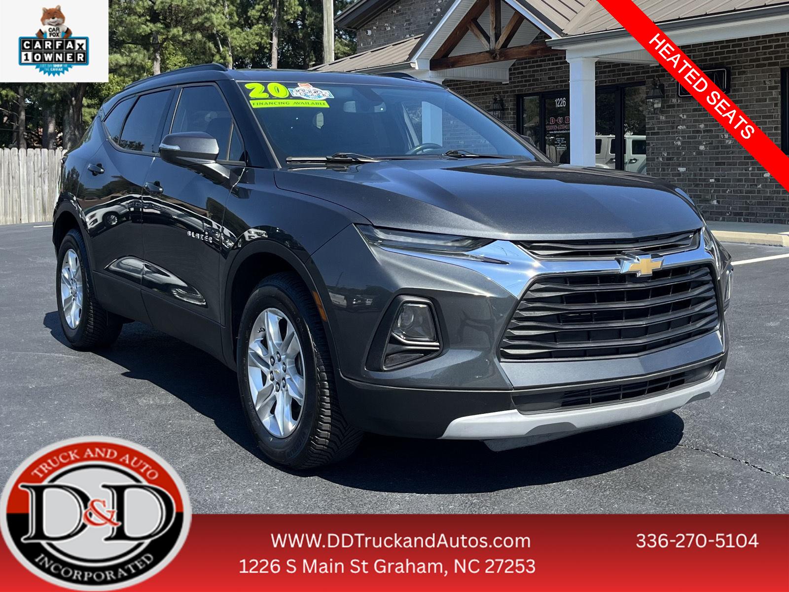 Nightfall Gray Metallic 2020 Chevrolet Blazer SUV / Crossover Front-Wheel Drive 9-Speed Automatic Overdrive