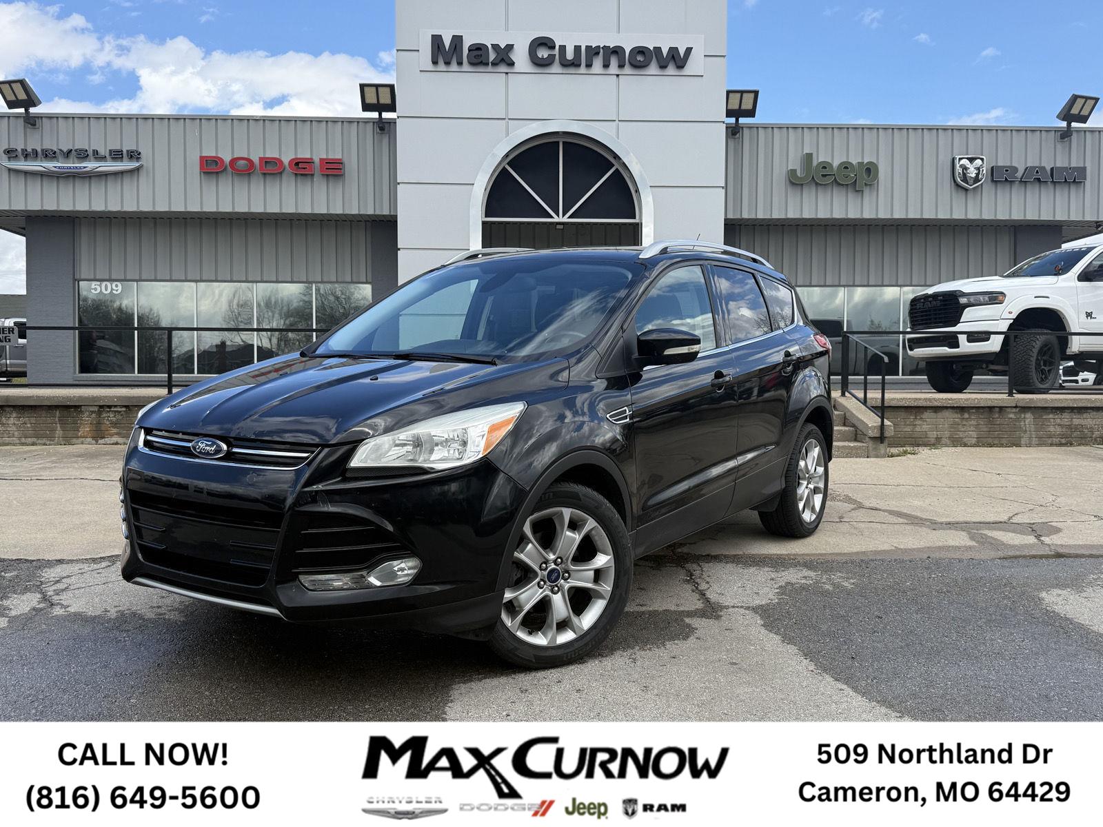 Tuxedo Black 2015 Ford Escape Titanium FWD SUV / Crossover Front-Wheel Drive 6-Speed Automatic