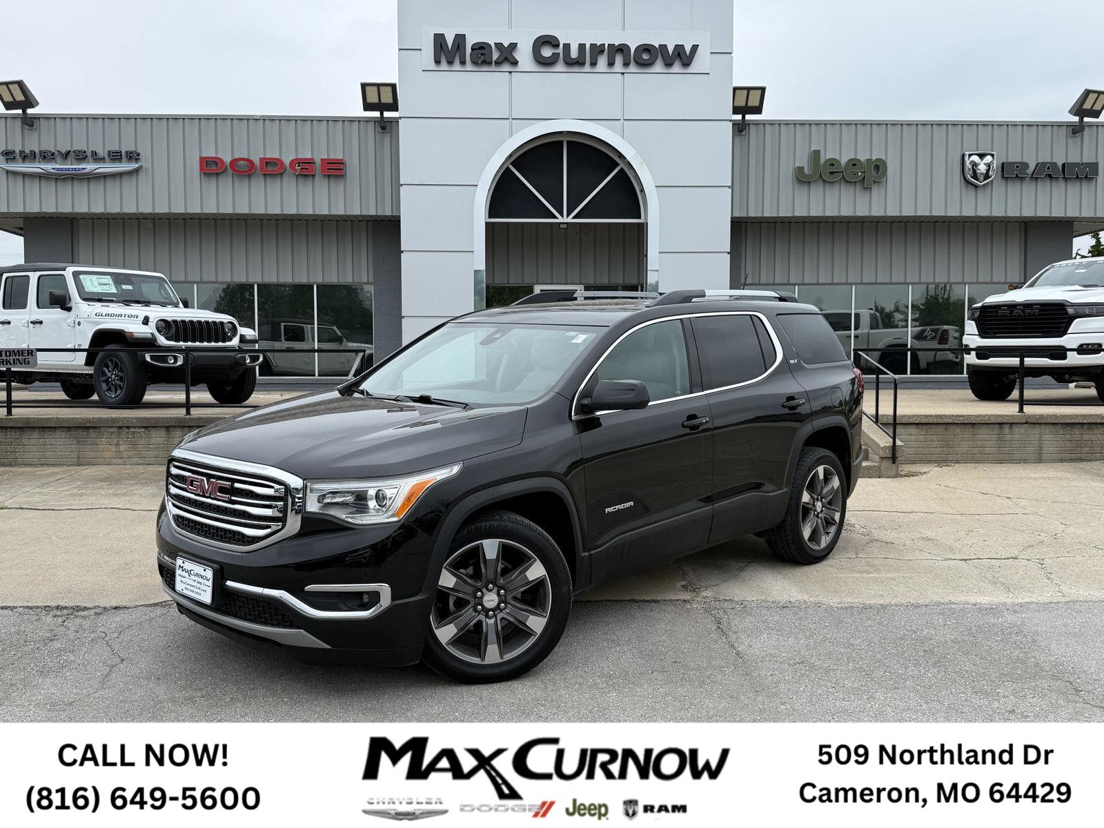 Black (Ebony Twilight Metallic) 2018 GMC Acadia SLT-2 AWD SUV / Crossover Four-Wheel Drive 6-Speed Automatic