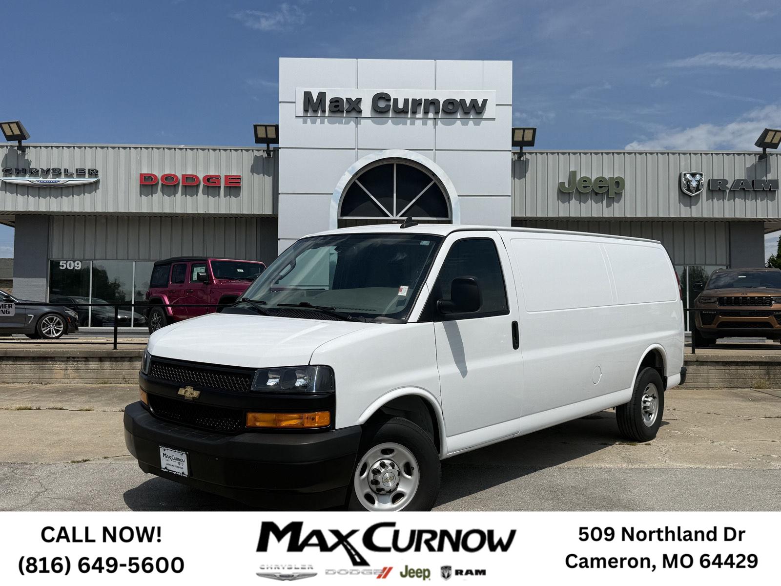 Summit White 2023 Chevrolet Express Cargo Van Rear-Wheel Drive 8-Speed Automatic