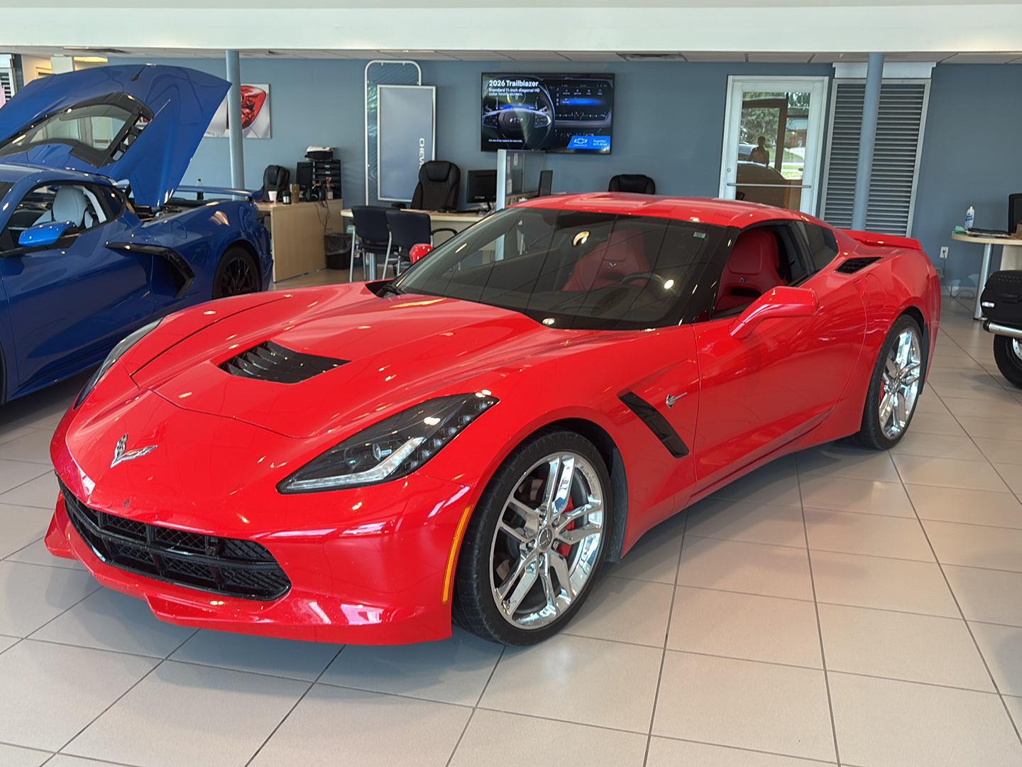 Torch Red 2017 Chevrolet Corvette Coupe Rear-Wheel Drive 8-Speed Automatic