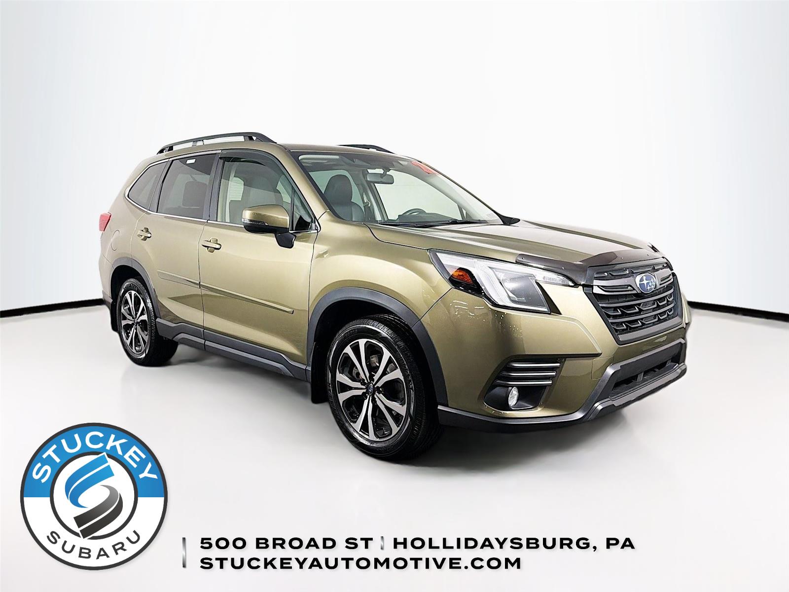 Autumn Green Metallic 2022 Subaru Forester Limited Crossover AWD SUV / Crossover All-Wheel Drive Continuously Variable Transmission