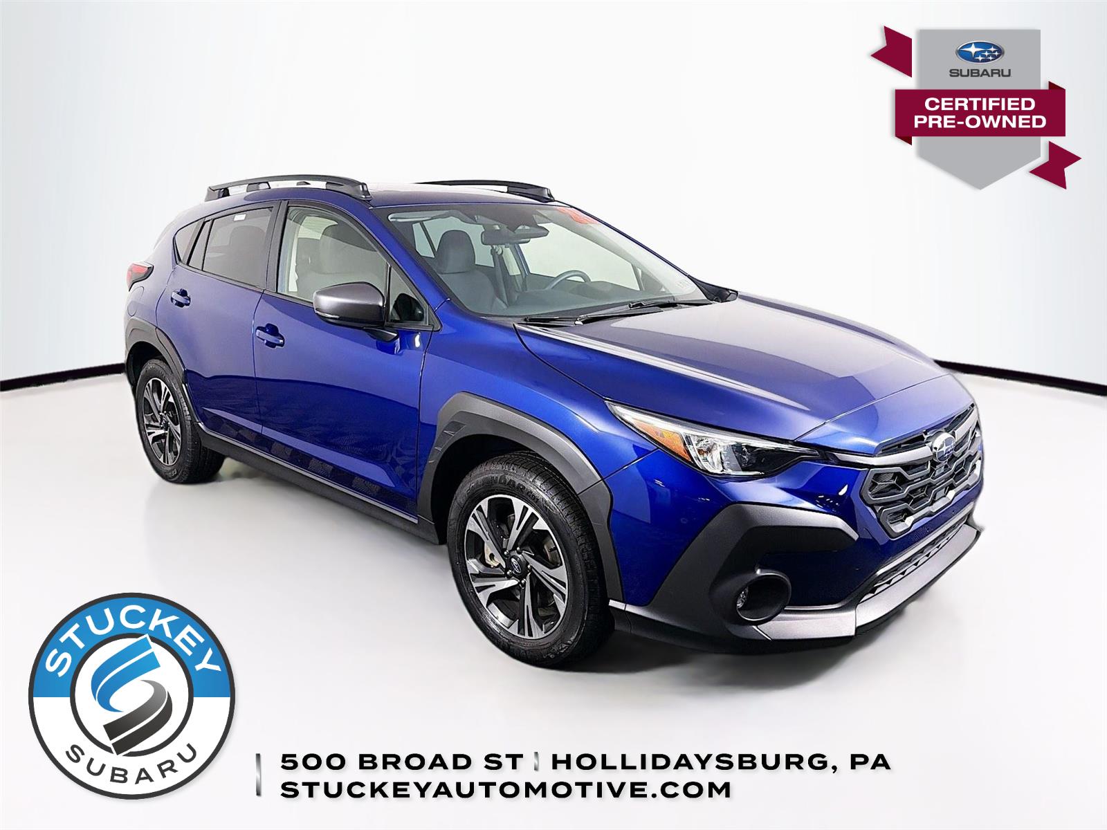 Sapphire Blue Pearl 2025 Subaru Crosstrek Premium AWD SUV / Crossover All-Wheel Drive Continuously Variable Transmission