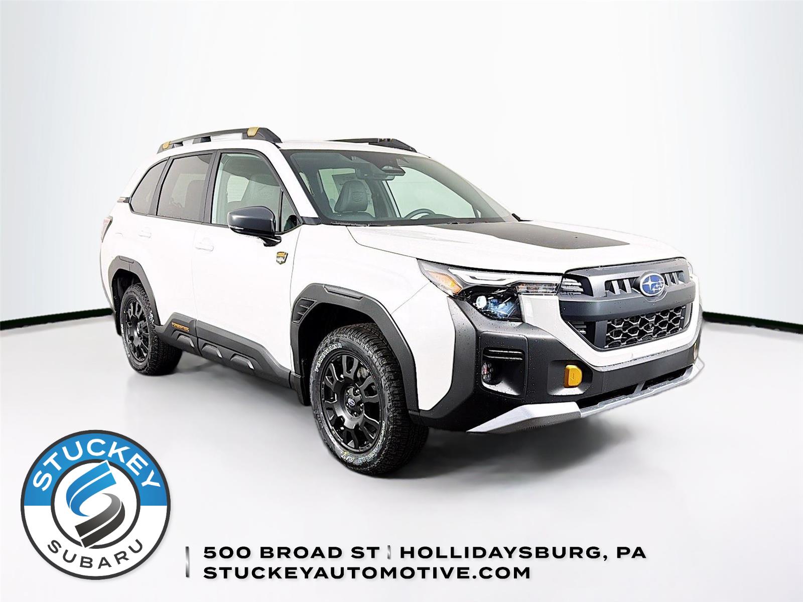 Crystal White Pearl 2026 Subaru Forester Wilderness Crossover AWD SUV / Crossover All-Wheel Drive Continuously Variable Transmission