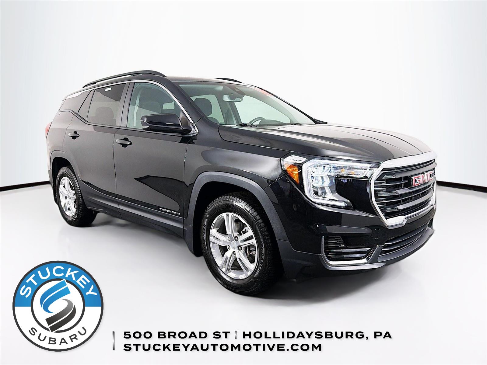 Black (Ebony Twilight Metallic) 2022 GMC Terrain SLE AWD SUV / Crossover All-Wheel Drive 9-Speed Automatic Overdrive