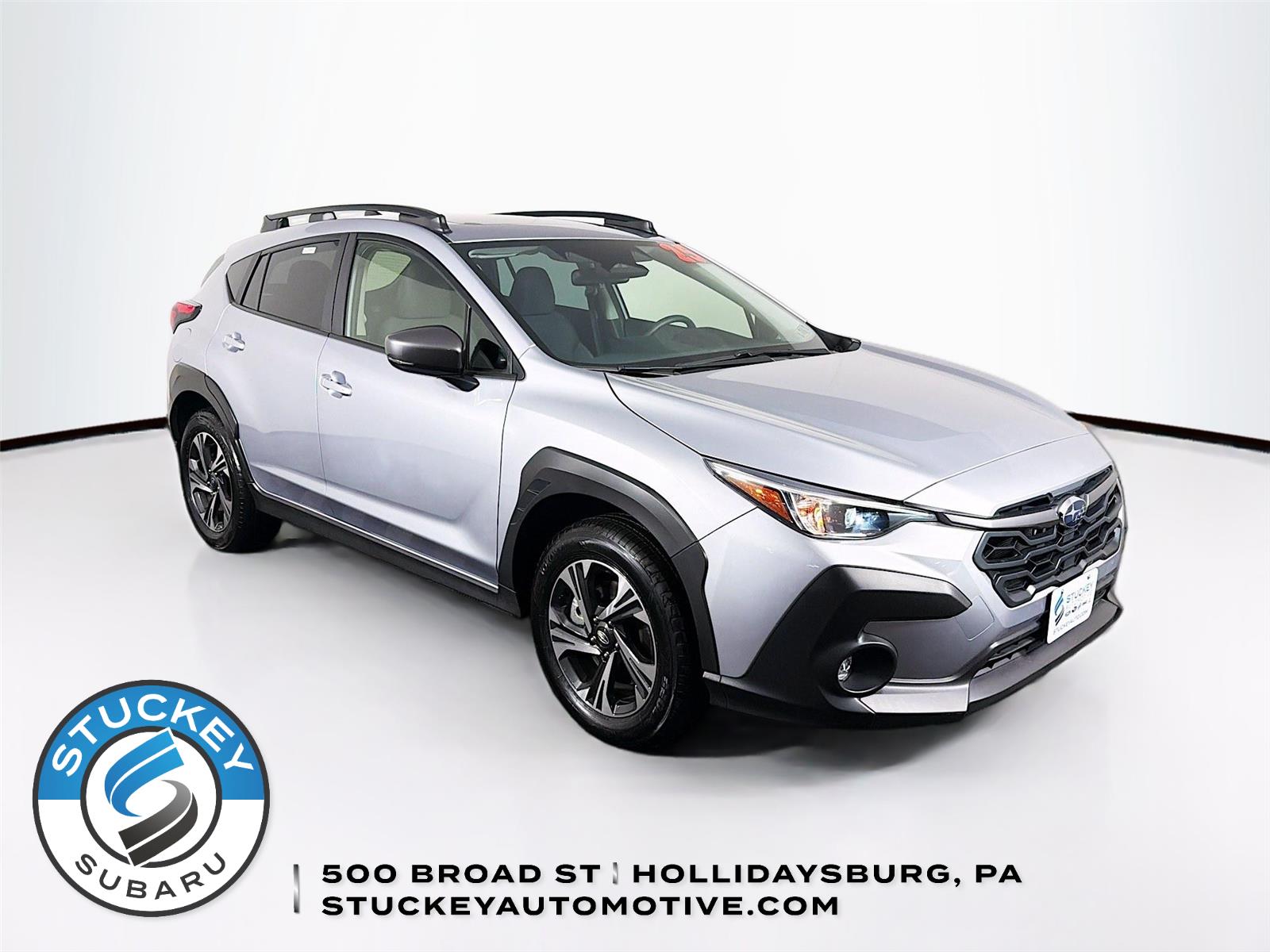 Ice Silver Metallic 2025 Subaru Crosstrek Premium AWD SUV / Crossover All-Wheel Drive Continuously Variable Transmission