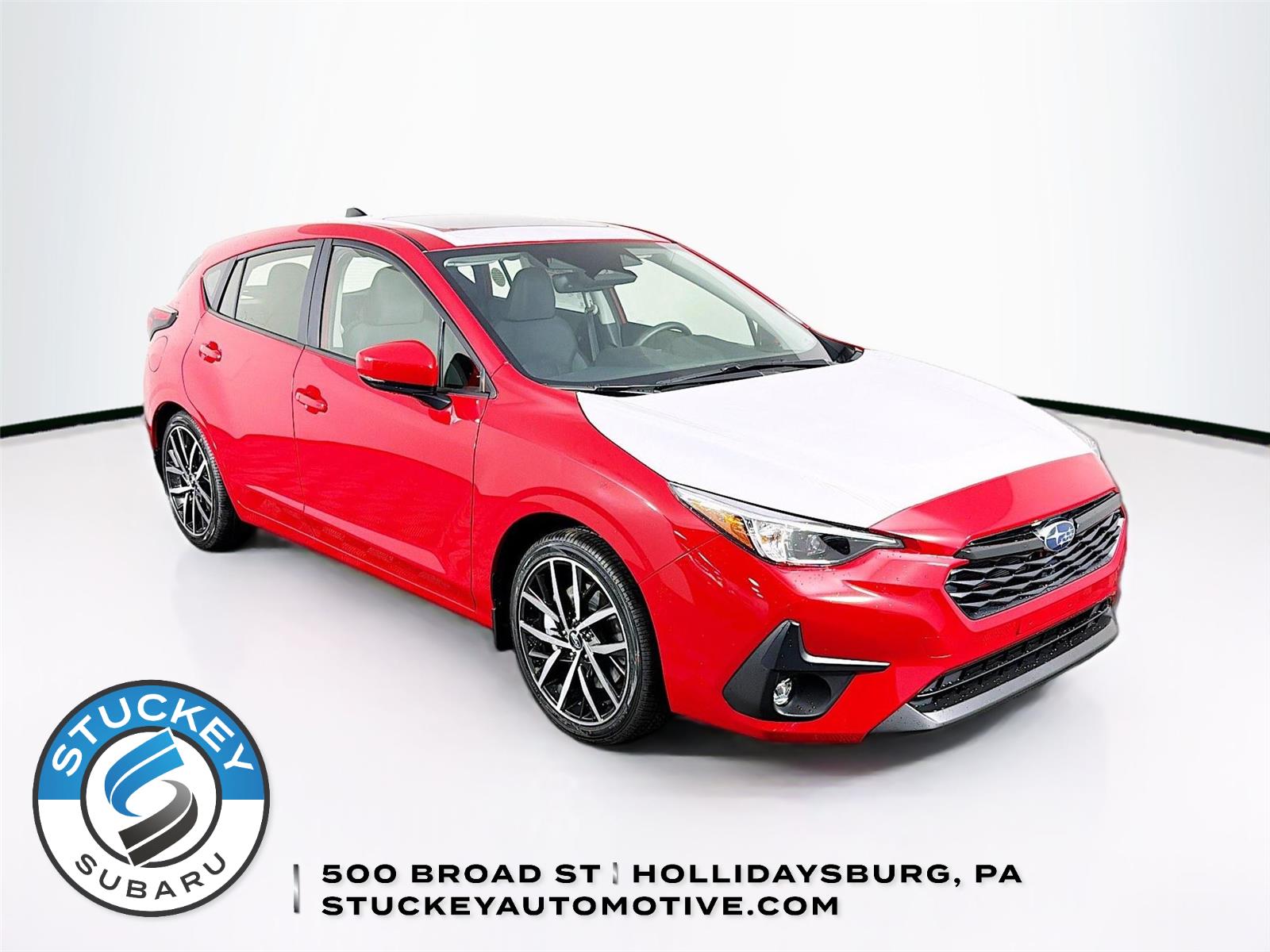 Pure Red 2026 Subaru Impreza Sport AWD Wagon All-Wheel Drive Continuously Variable Transmission