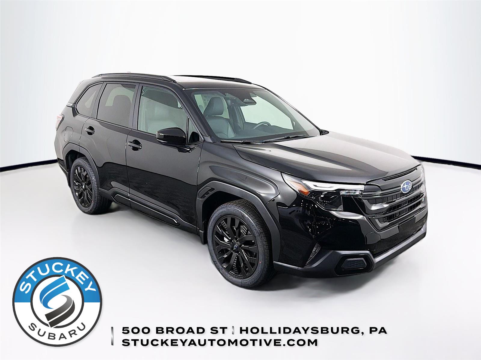 Crystal Black Silica 2026 Subaru Forester Sport Crossover AWD SUV / Crossover All-Wheel Drive Continuously Variable Transmission