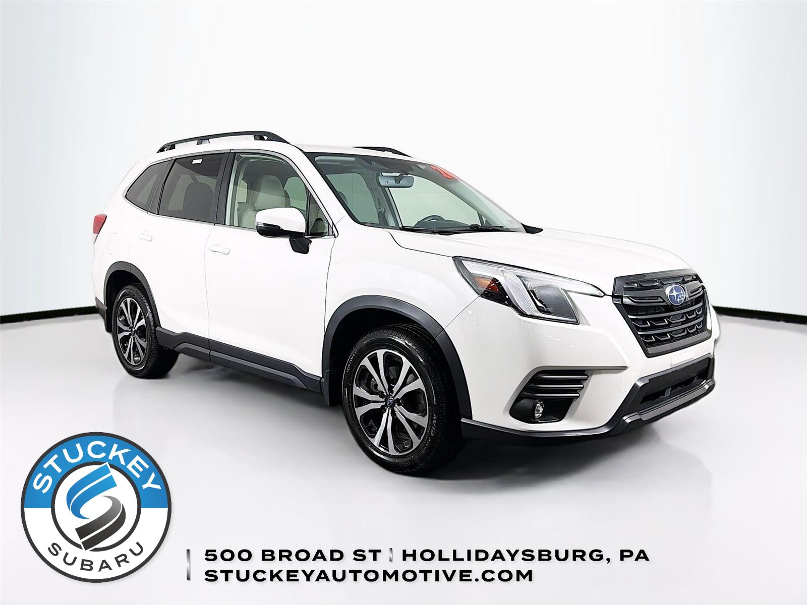 Crystal White Pearl 2024 Subaru Forester Limited Crossover AWD SUV / Crossover All-Wheel Drive Continuously Variable Transmission