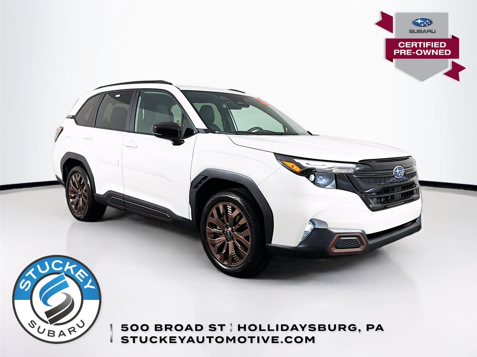 Crystal White Pearl 2026 Subaru Forester Sport Crossover AWD SUV / Crossover All-Wheel Drive Continuously Variable Transmission