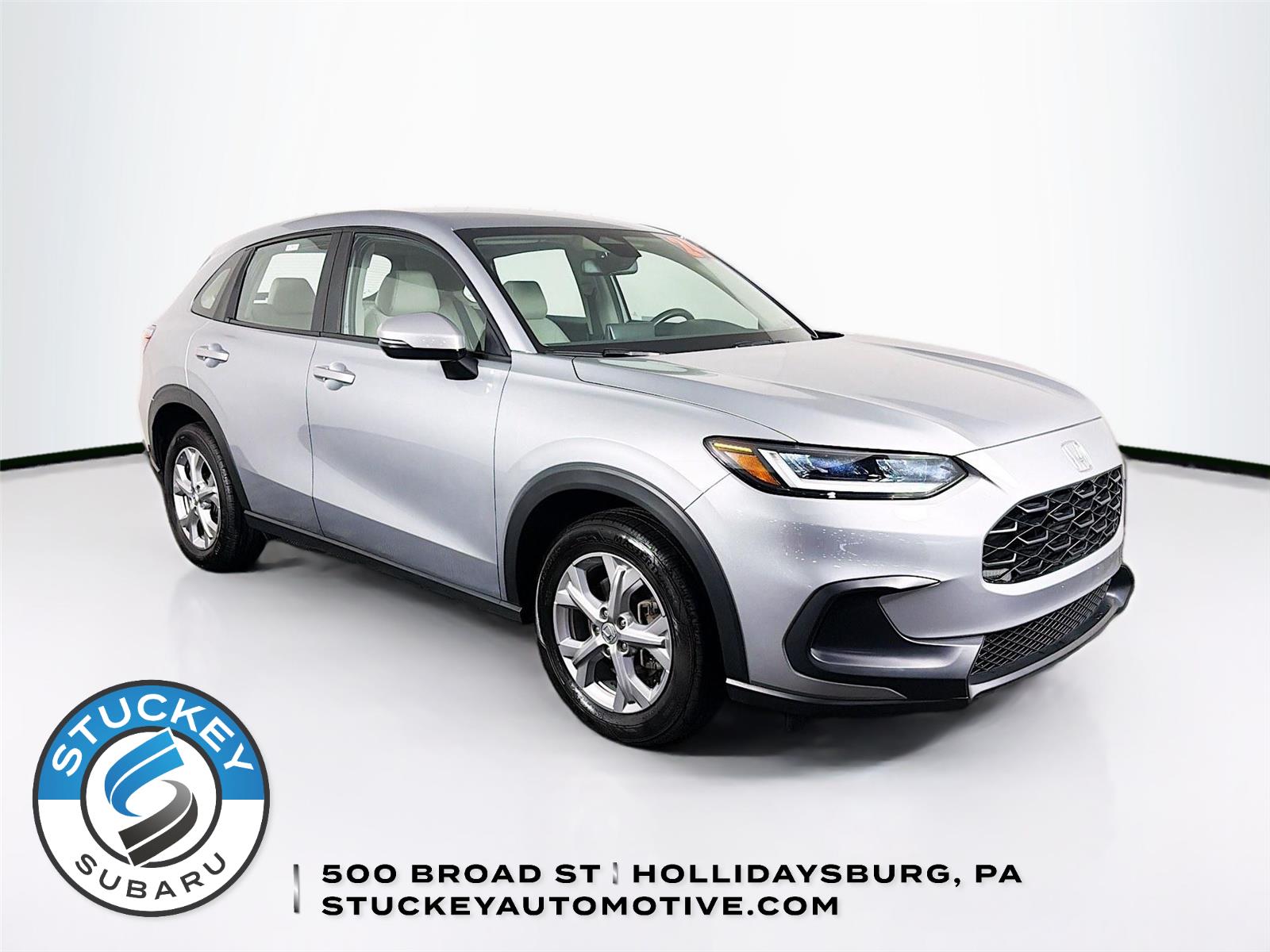 Lunar Silver Metallic 2024 Honda HR-V LX AWD SUV / Crossover All-Wheel Drive Continuously Variable Transmission