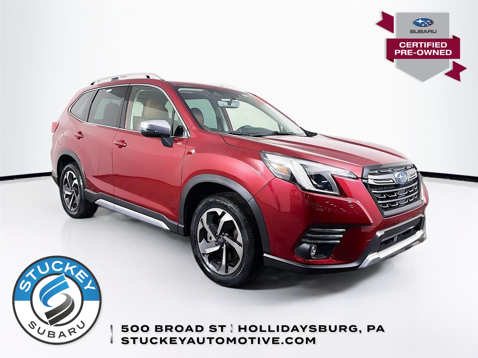 Crimson Red Pearl 2024 Subaru Forester Touring Crossover AWD SUV / Crossover All-Wheel Drive Continuously Variable Transmission