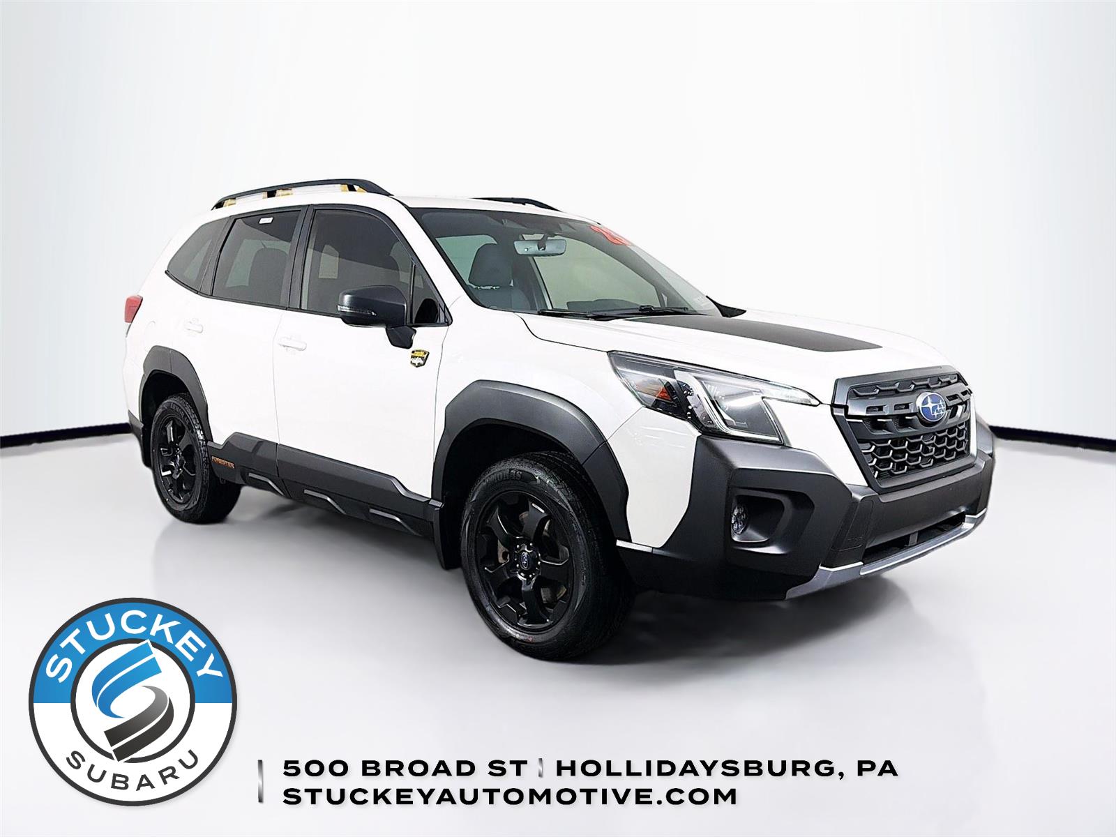 Crystal White Pearl 2023 Subaru Forester Wilderness Crossover AWD SUV / Crossover All-Wheel Drive Continuously Variable Transmission