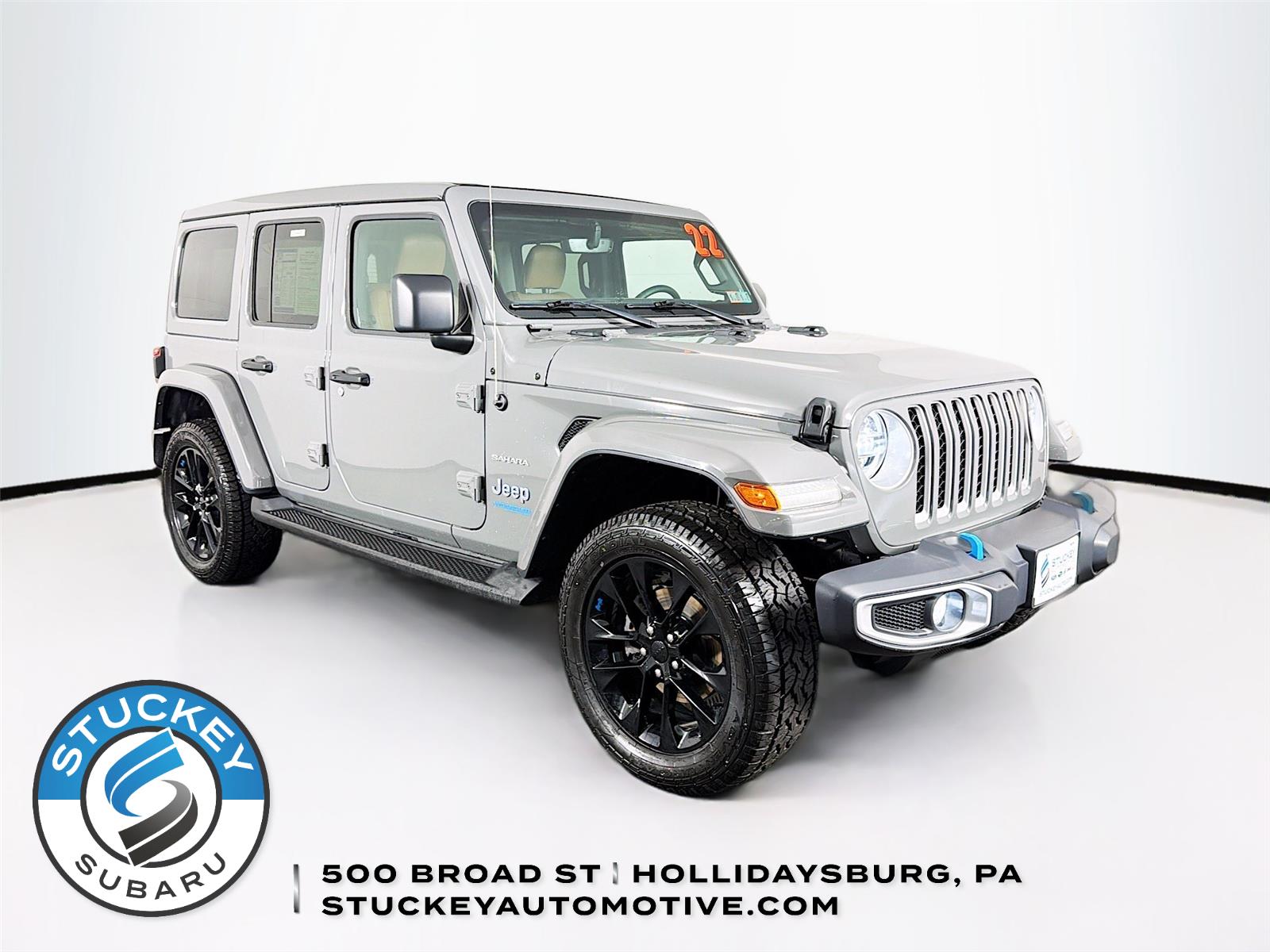 Sting-Gray Clearcoat 2022 Jeep Wrangler 4xe Sahara 4WD SUV / Crossover Four-Wheel Drive 8-Speed Automatic