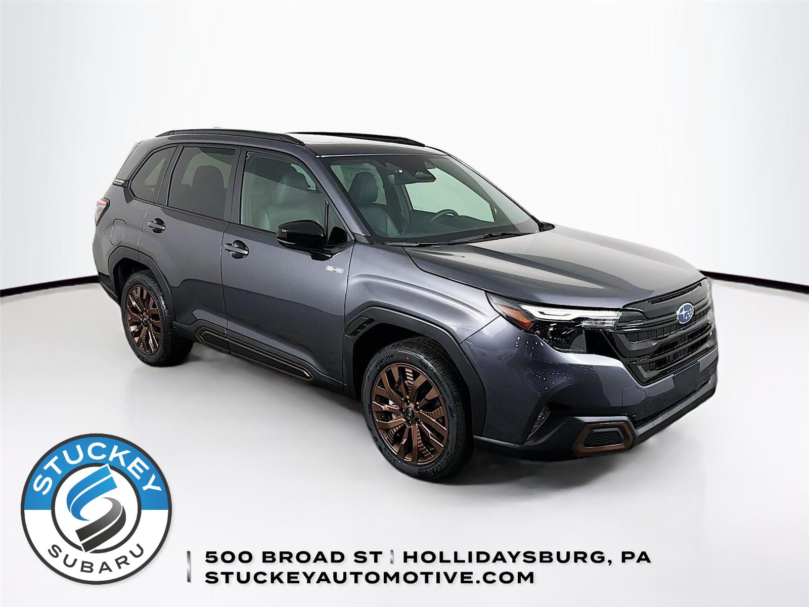 Magnetite Gray Metallic 2026 Subaru Forester Hybrid Sport AWD SUV / Crossover All-Wheel Drive Continuously Variable Transmission