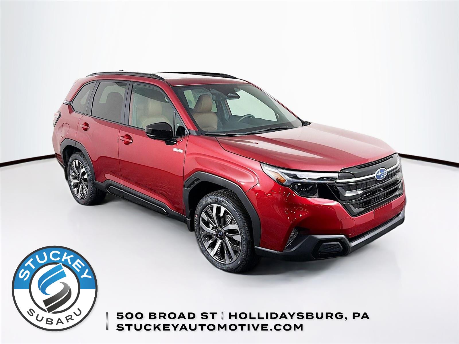 Crimson Red Pearl 2026 Subaru Forester Hybrid Touring AWD SUV / Crossover All-Wheel Drive Continuously Variable Transmission