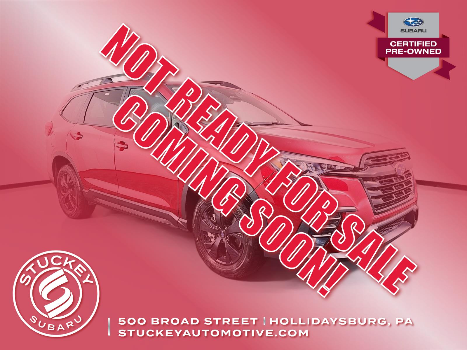 Crimson Red Pearl 2026 Subaru Ascent Premium 7-Passenger AWD SUV / Crossover All-Wheel Drive Continuously Variable Transmission