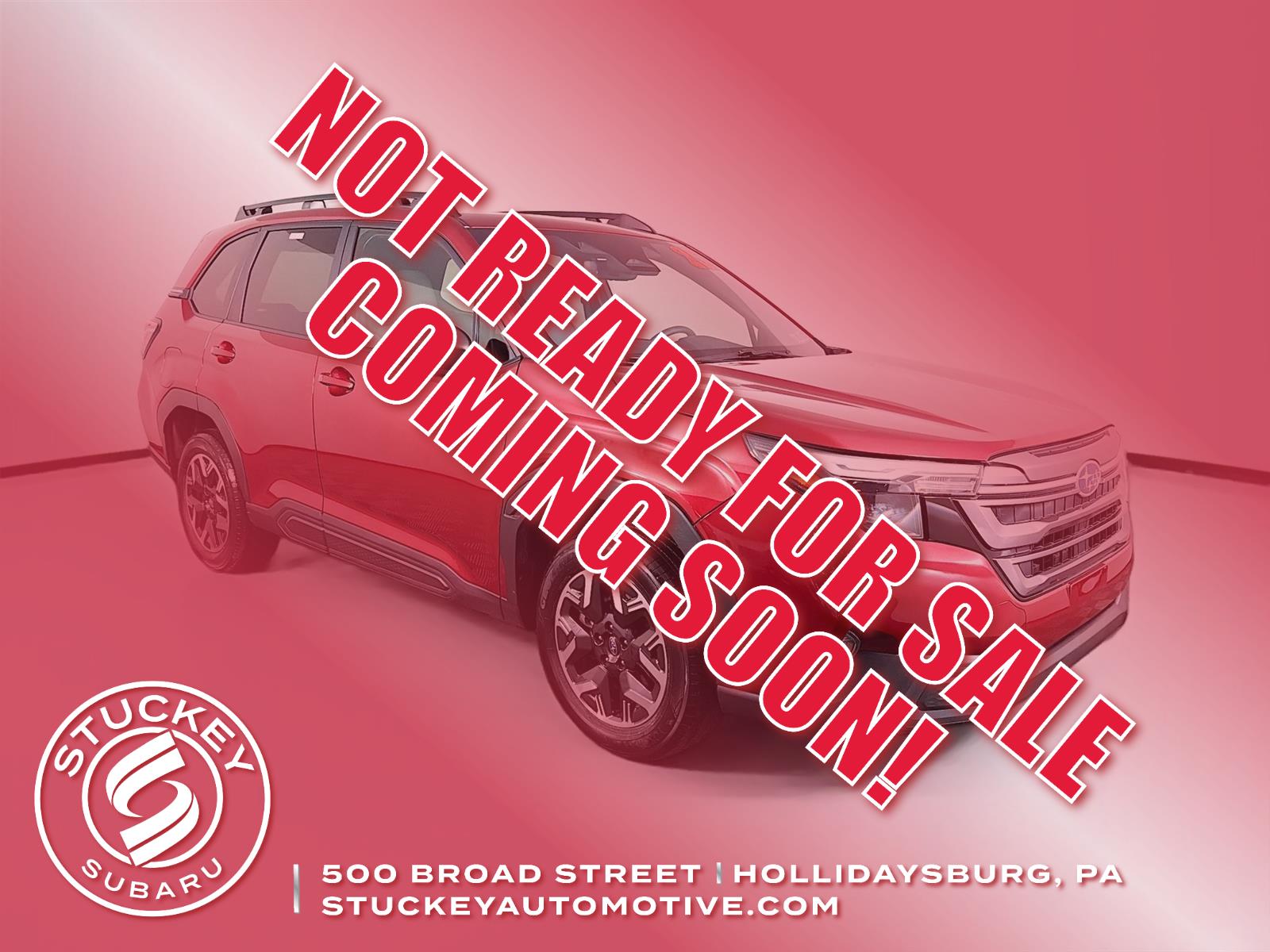 Crimson Red Pearl 2025 Subaru Forester Premium Crossover AWD SUV / Crossover All-Wheel Drive Continuously Variable Transmission