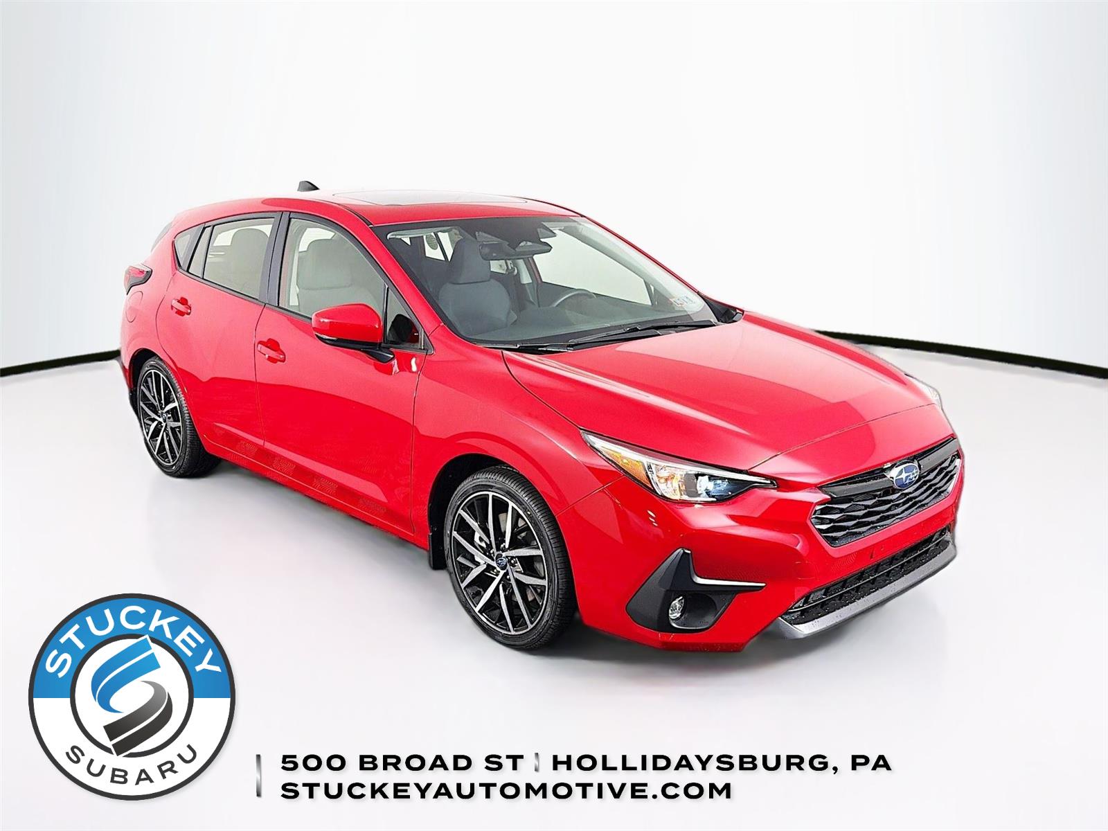 Pure Red 2026 Subaru Impreza Wagon All-Wheel Drive Continuously Variable Transmission
