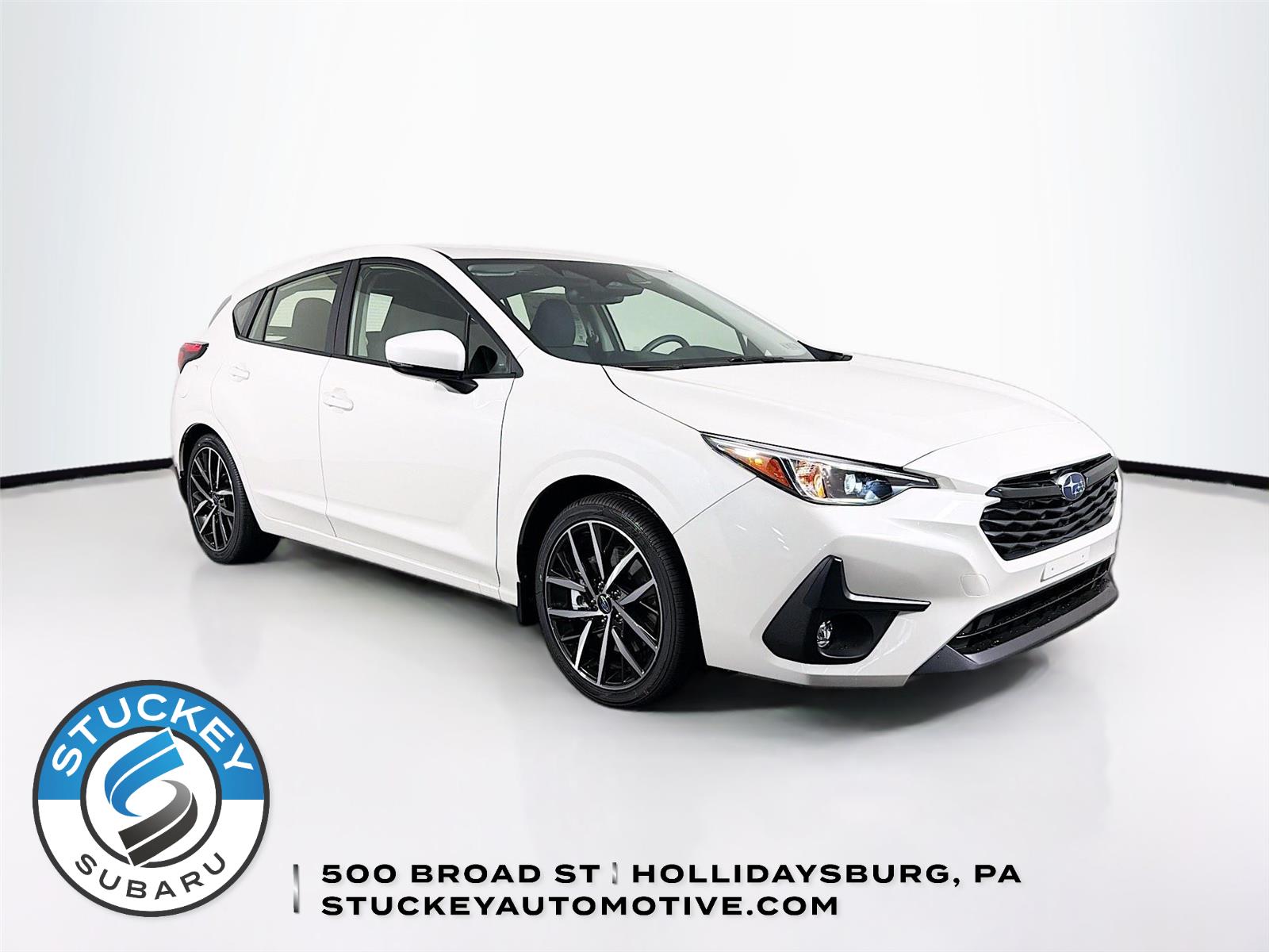 Crystal White Pearl 2026 Subaru Impreza Sport AWD Wagon All-Wheel Drive Continuously Variable Transmission