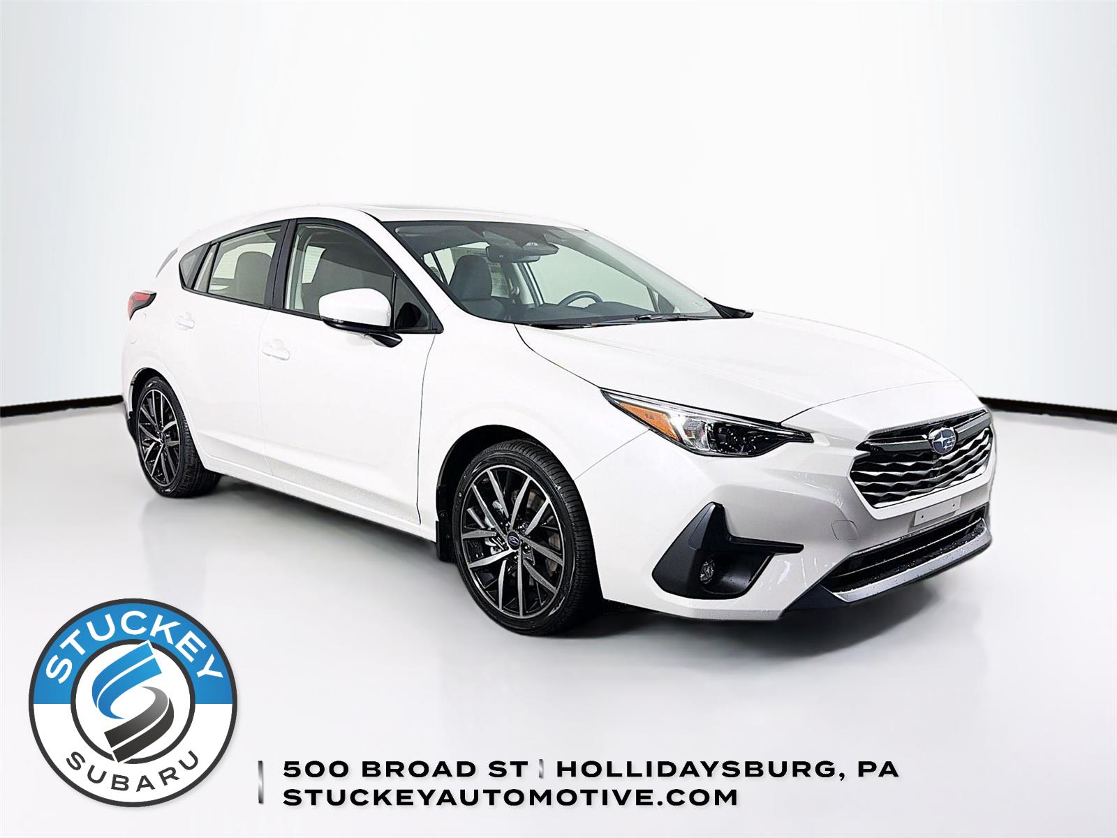 Crystal White Pearl 2026 Subaru Impreza Sport AWD Wagon All-Wheel Drive Continuously Variable Transmission