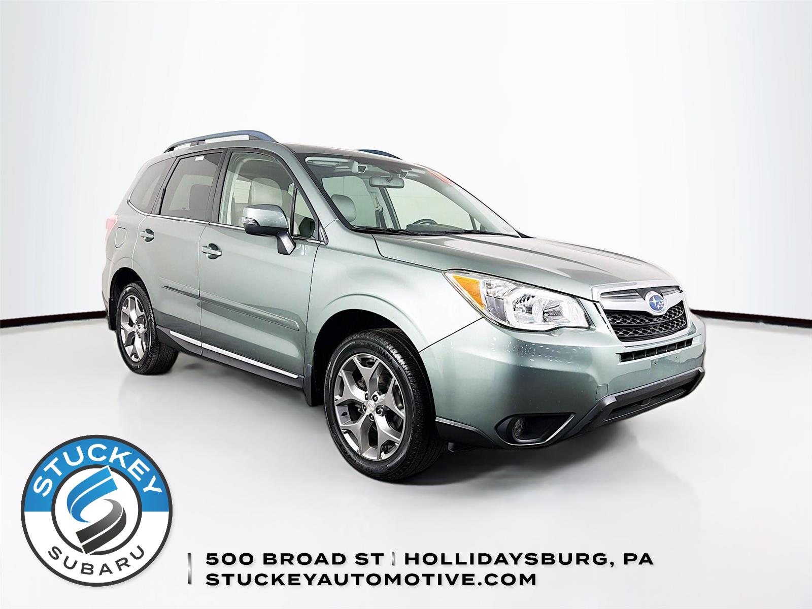 Jasmine Green Metallic 2016 Subaru Forester 2.5i Touring SUV / Crossover All-Wheel Drive Continuously Variable Transmission