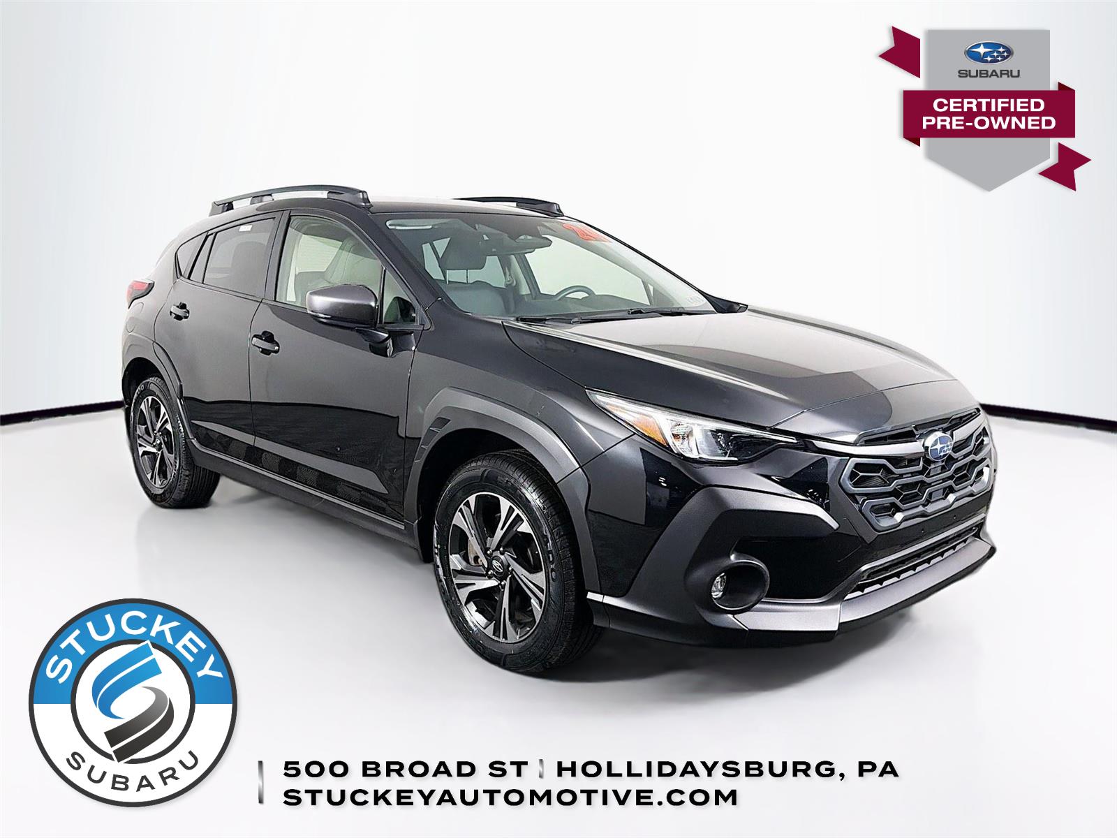 Crystal Black Silica 2024 Subaru Crosstrek Premium AWD SUV / Crossover All-Wheel Drive Continuously Variable Transmission