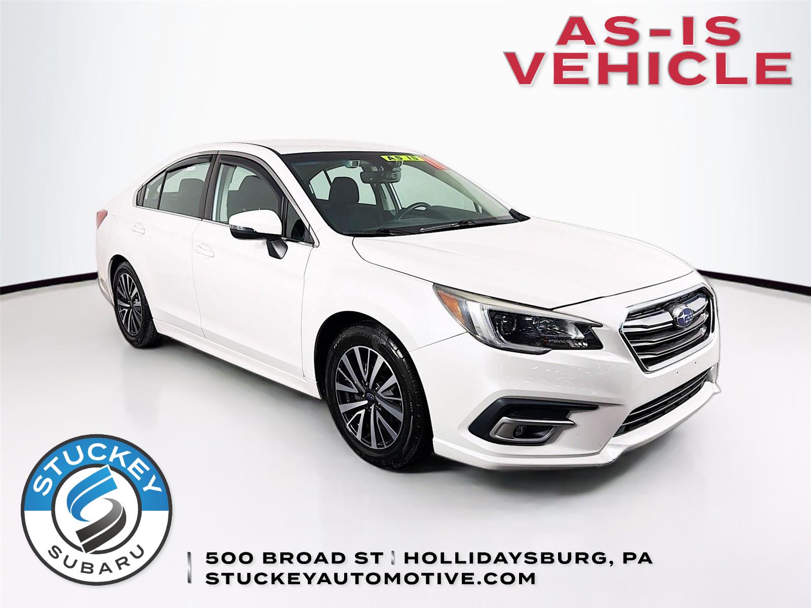 Crystal White Pearl 2018 Subaru Legacy 2.5i Premium AWD Sedan All-Wheel Drive Continuously Variable Transmission