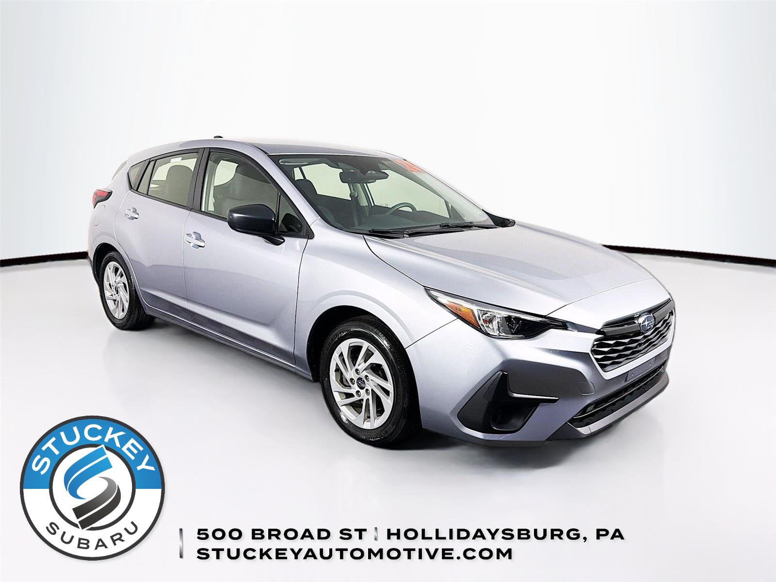 Ice Silver Metallic 2024 Subaru Impreza Sedan Continuously Variable Transmission