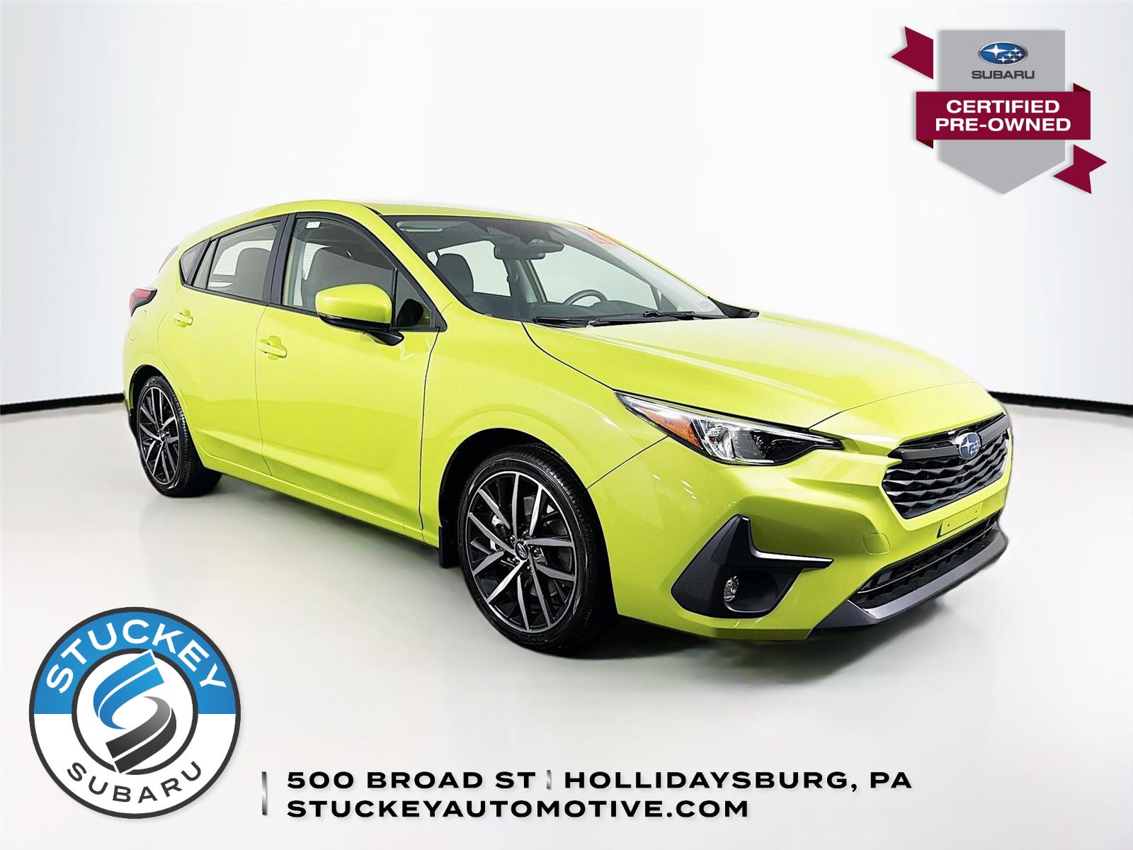 Citron Yellow Pearl 2026 Subaru Impreza Sport AWD Wagon All-Wheel Drive Continuously Variable Transmission