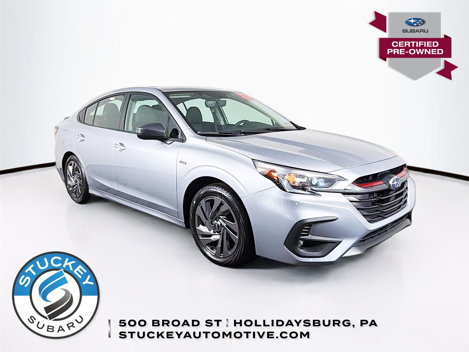 Ice Silver Metallic 2025 Subaru Legacy Sport AWD Sedan All-Wheel Drive Continuously Variable Transmission