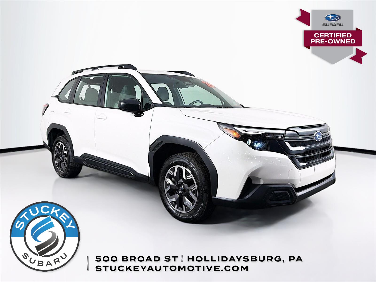 Crystal White Pearl 2026 Subaru Forester Crossover AWD SUV / Crossover All-Wheel Drive Continuously Variable Transmission