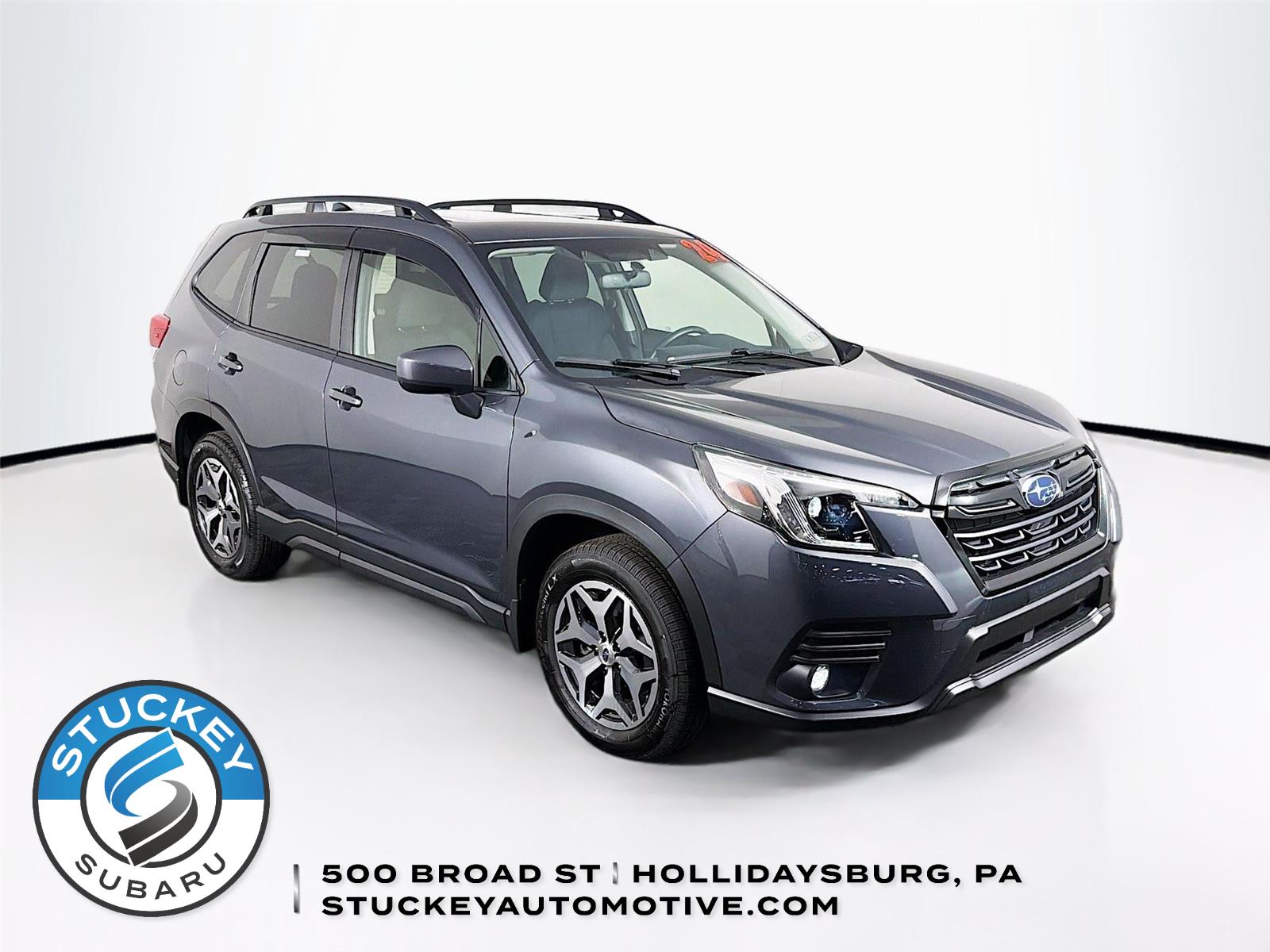 Magnetite Gray Metallic 2024 Subaru Forester Premium Crossover AWD SUV / Crossover All-Wheel Drive Continuously Variable Transmission