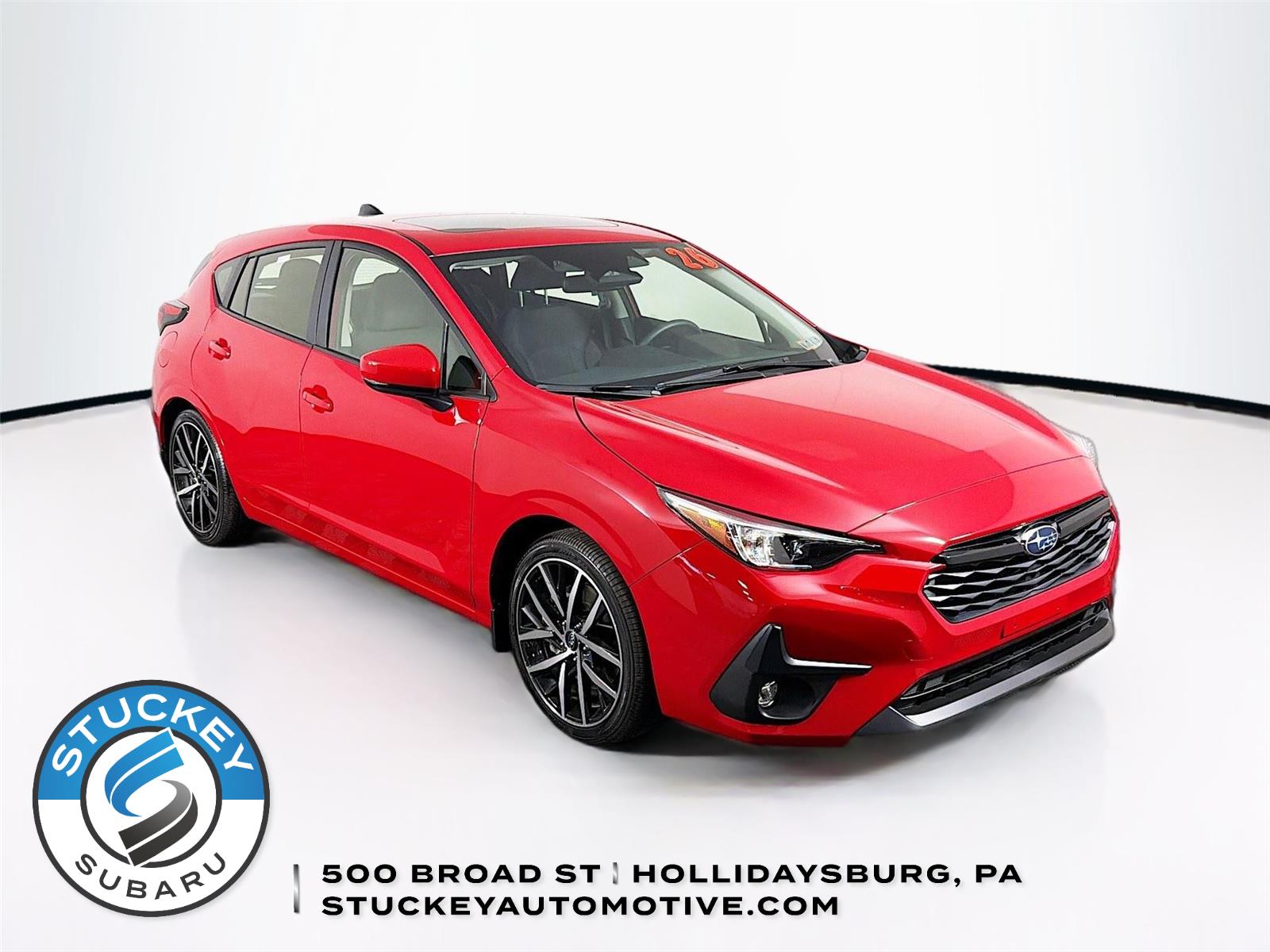 Pure Red 2026 Subaru Impreza Wagon All-Wheel Drive Continuously Variable Transmission