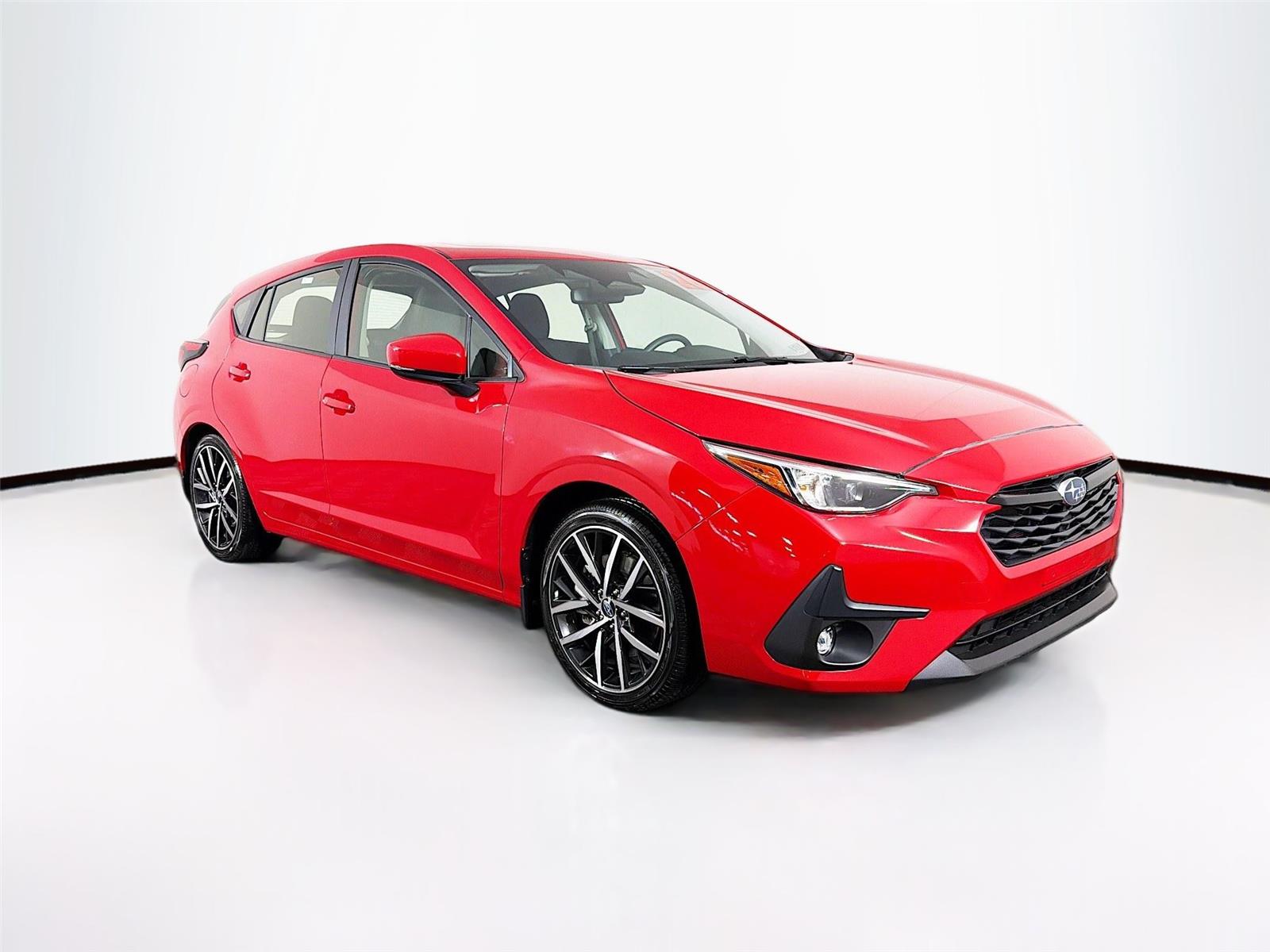 Pure Red 2026 Subaru Impreza Sport AWD Wagon All-Wheel Drive Continuously Variable Transmission