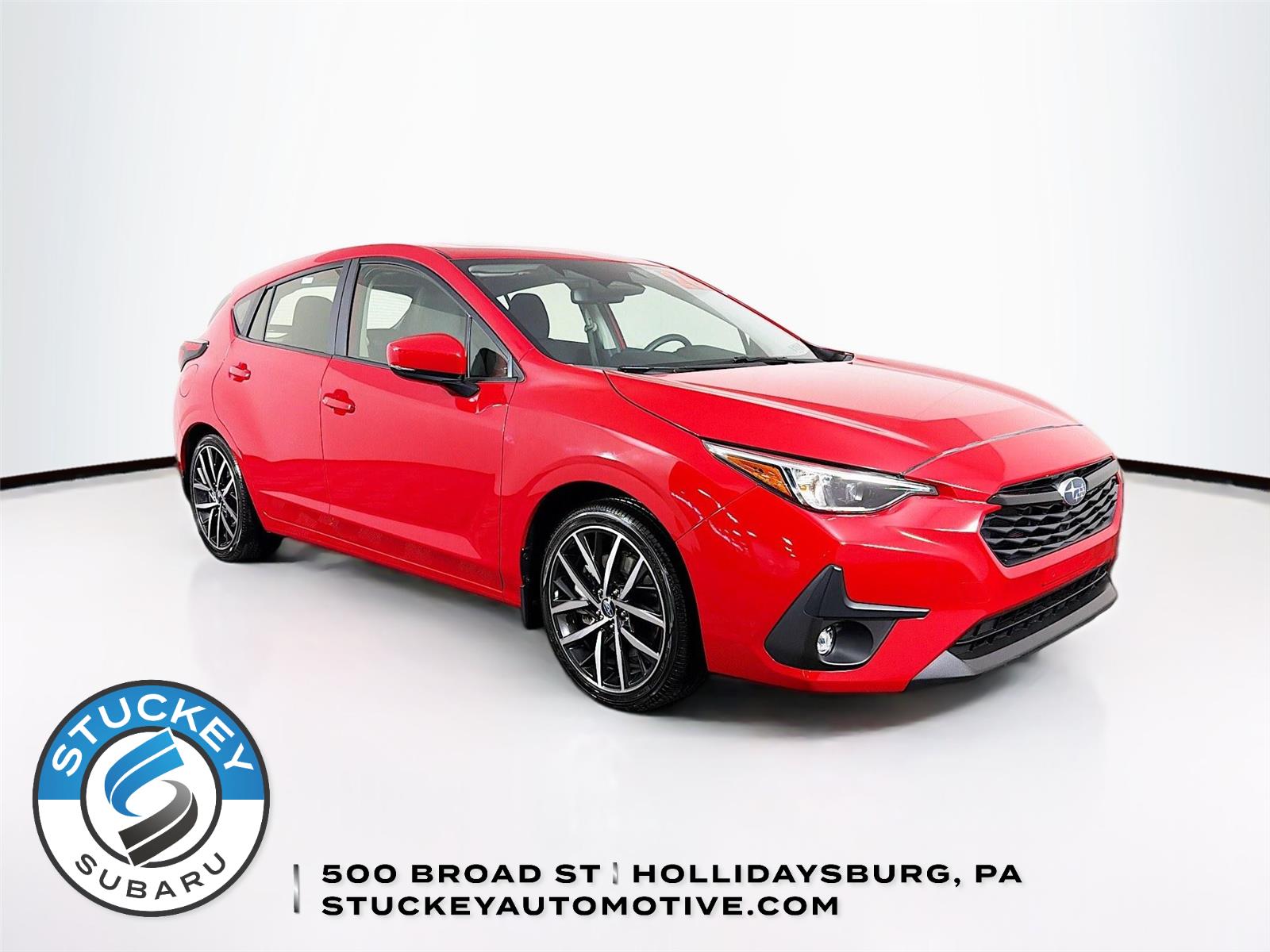 Pure Red 2026 Subaru Impreza Sport AWD Wagon All-Wheel Drive Continuously Variable Transmission