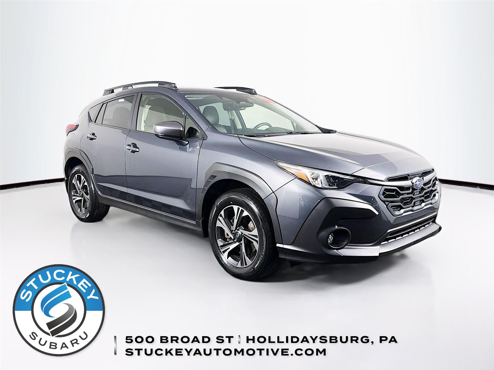 Magnetite Gray Metallic 2024 Subaru Crosstrek Premium AWD SUV / Crossover All-Wheel Drive Continuously Variable Transmission