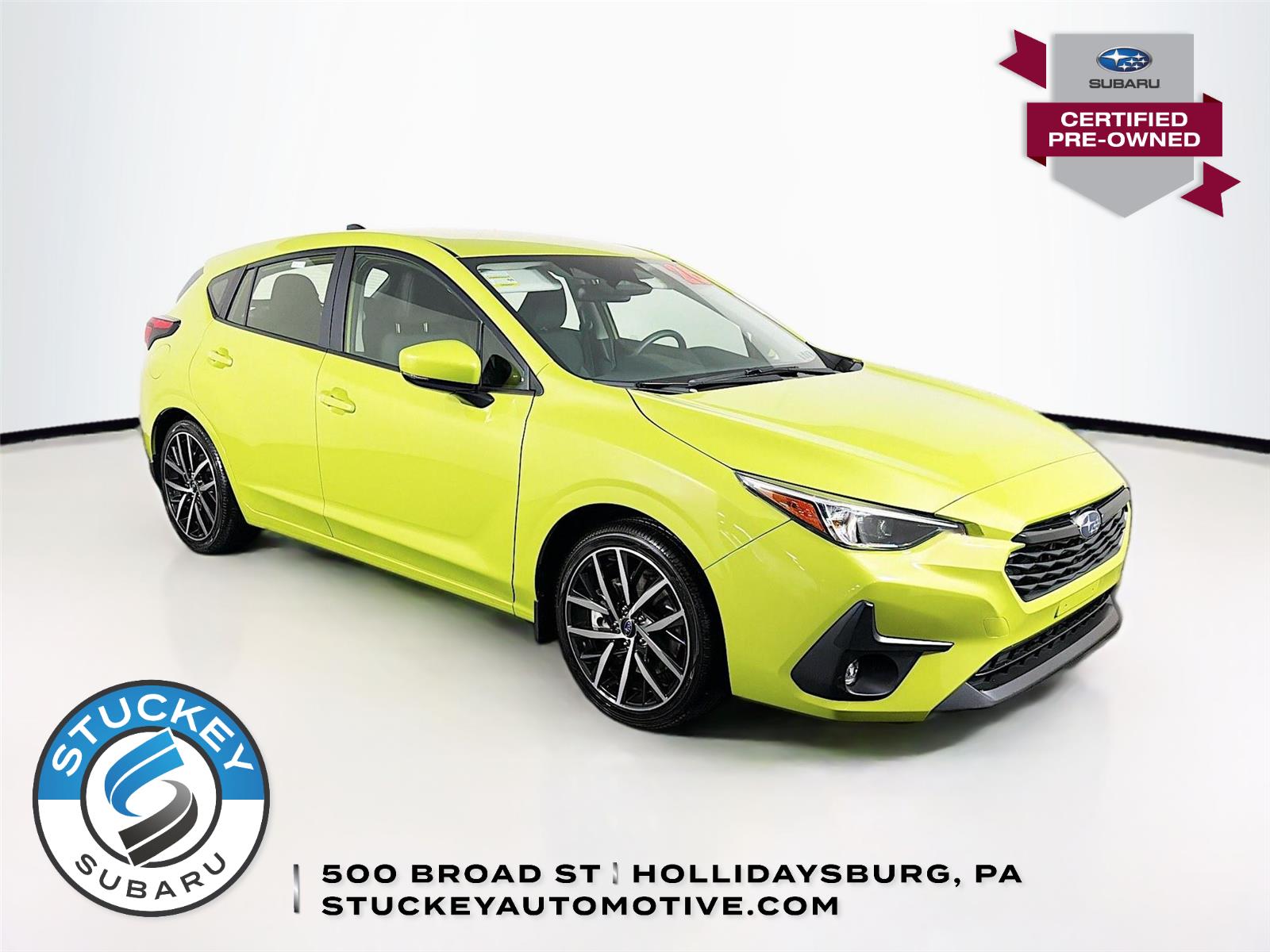 Citron Yellow Pearl 2026 Subaru Impreza Sport AWD Wagon All-Wheel Drive Continuously Variable Transmission