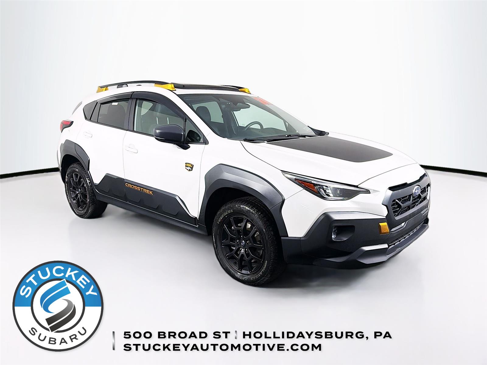 Crystal White Pearl 2024 Subaru Crosstrek Wilderness AWD SUV / Crossover All-Wheel Drive Continuously Variable Transmission