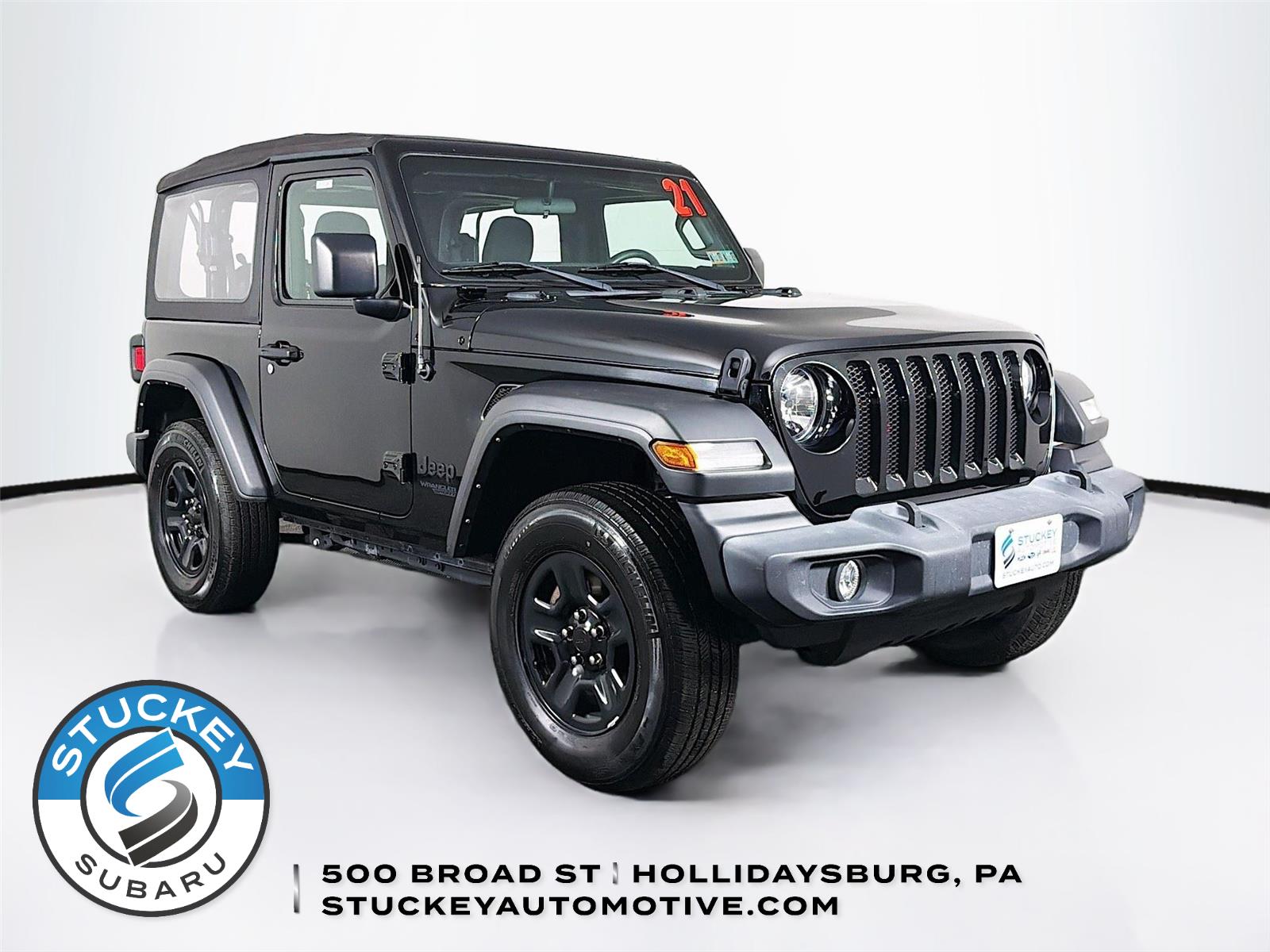 Black Clearcoat 2021 Jeep Wrangler Sport 4WD SUV / Crossover Four-Wheel Drive 8-Speed Automatic