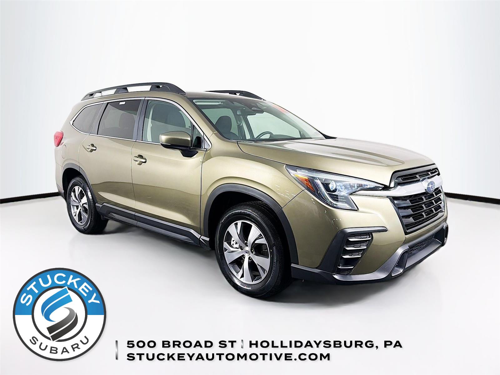 Autumn Green Metallic 2024 Subaru Ascent Premium 8-Passenger AWD SUV / Crossover All-Wheel Drive Continuously Variable Transmission